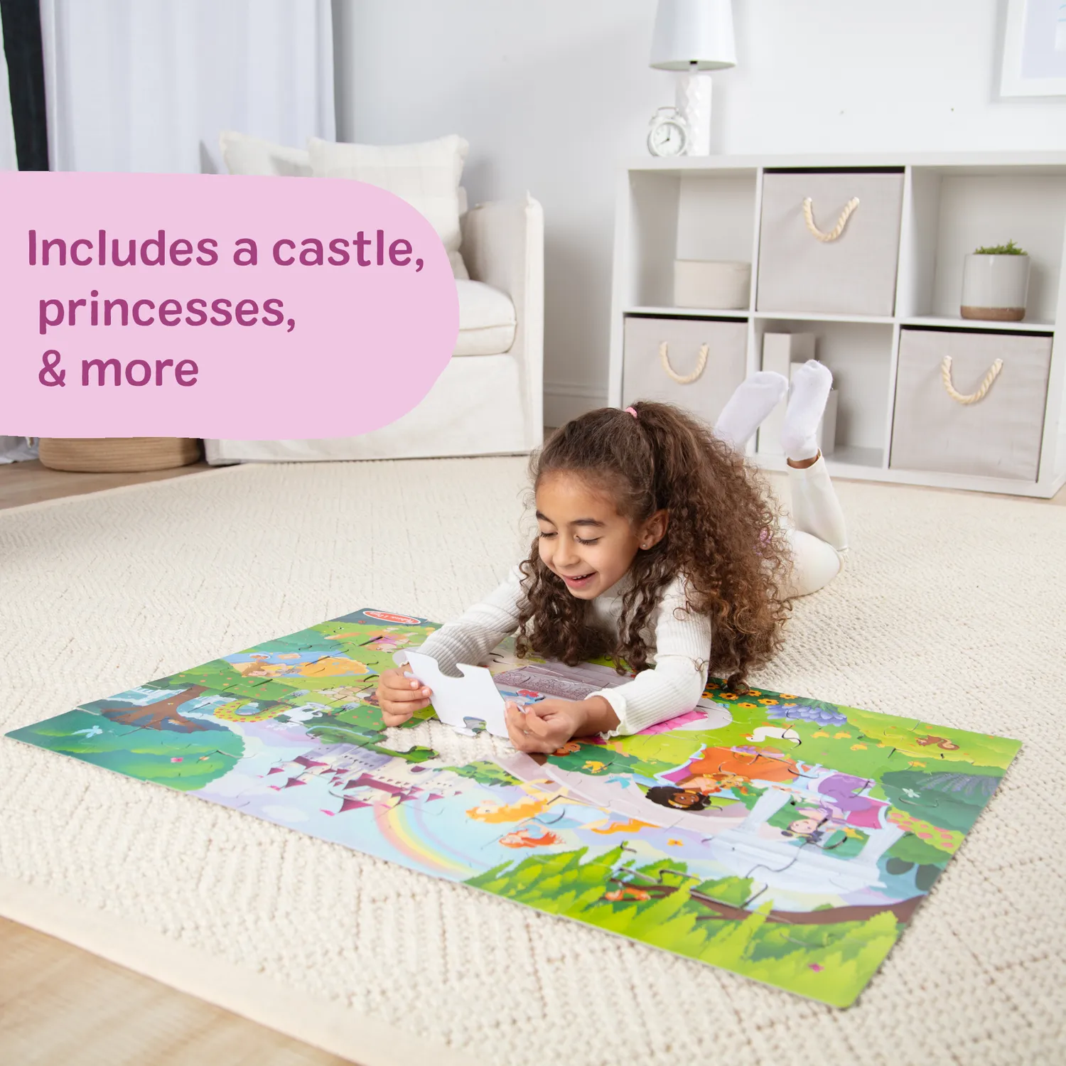 Melissa Doug Fairy Tale Castle Bodenpuzzle 48 Teile 91x61 cm