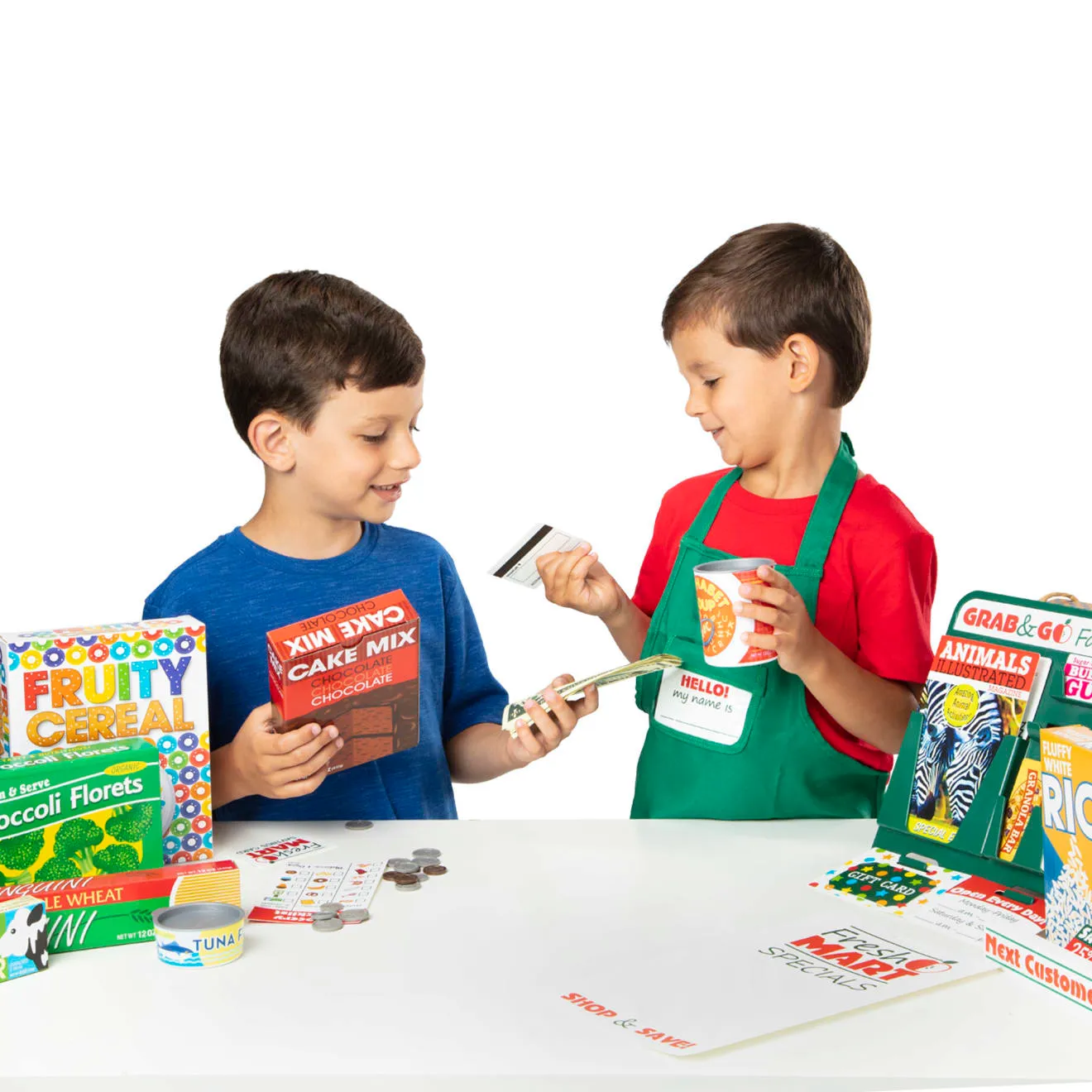 Melissa & Doug Fresh Mart Grocery Store Kaufladen Set 70-teilig