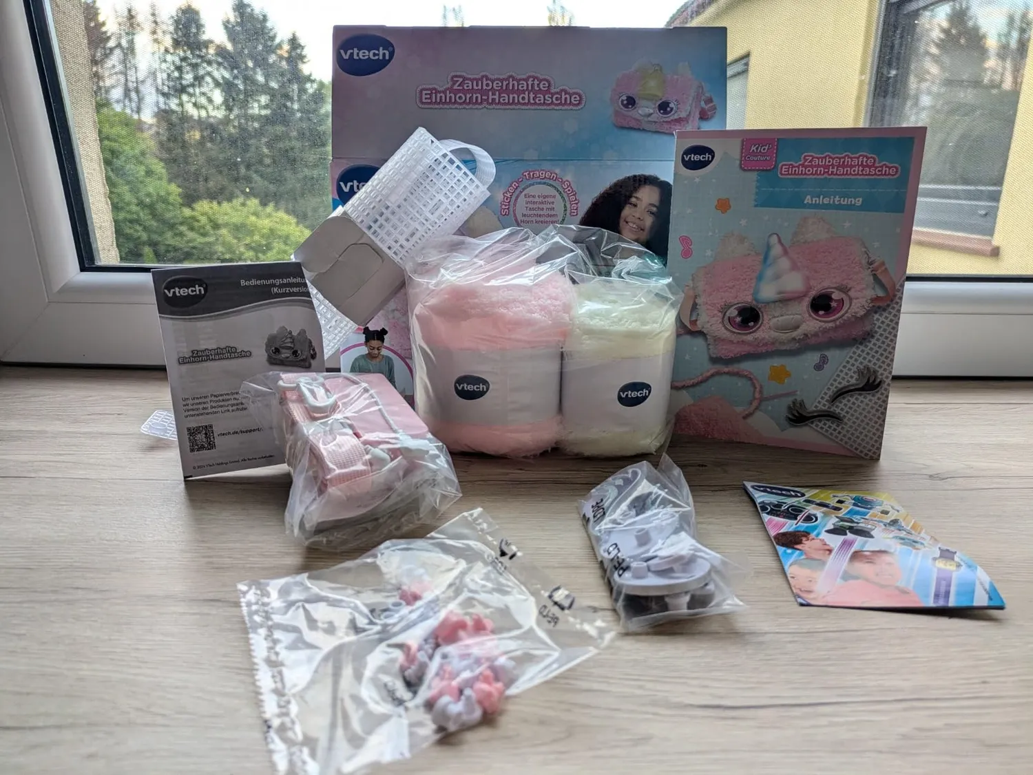 VTech Kid'Couture Einhorn-Handtasche DIY-Stickset mit Licht