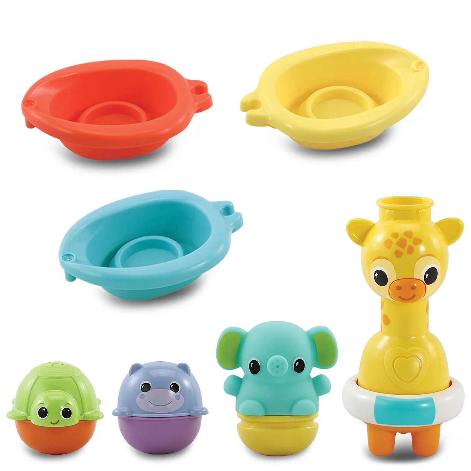 VTech Baby Badeset 6-teilig Badespielzeug mit 15 Elementen