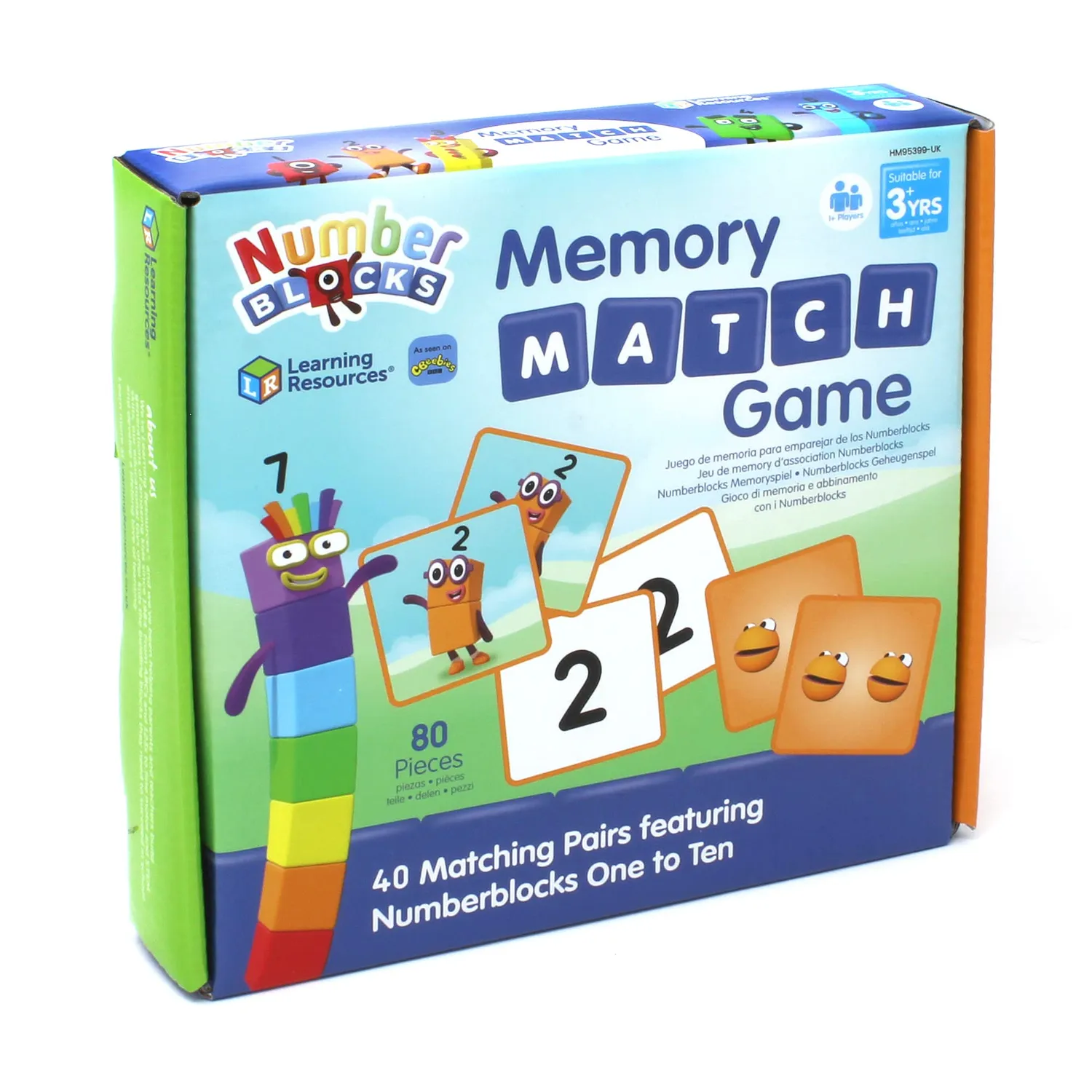 Learning Resources Numberblocks Memoryspiel 80 Karten