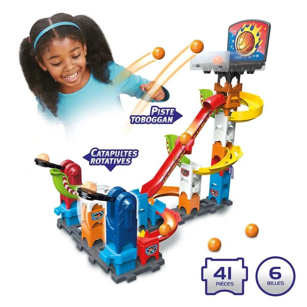 VTech Marble Rush Basketball Set S500 Kugelbahn 41-tlg