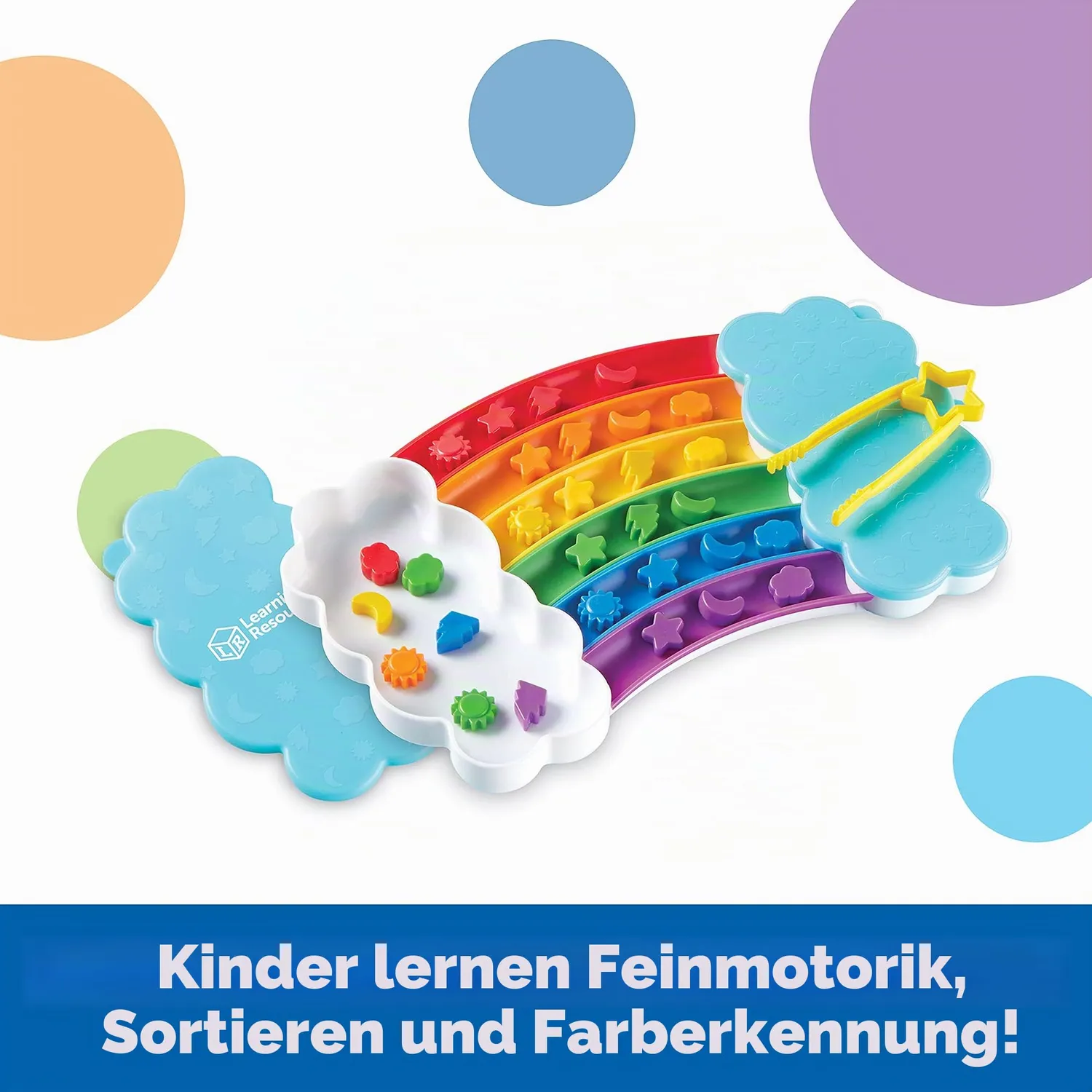 Learning Resources Regenbogen Sortierset 37-teilig ab 3