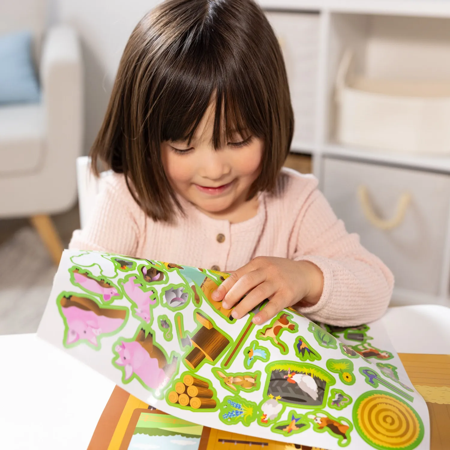 Melissa & Doug Sticker Pad Farm Stickerbuch 280 Sticker Bauernhof