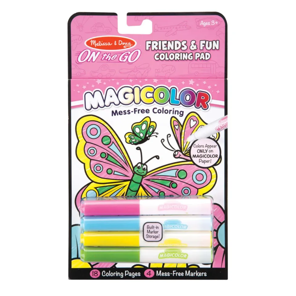 Melissa & Doug Magicolor Malheft Freunde Zauberstifte
