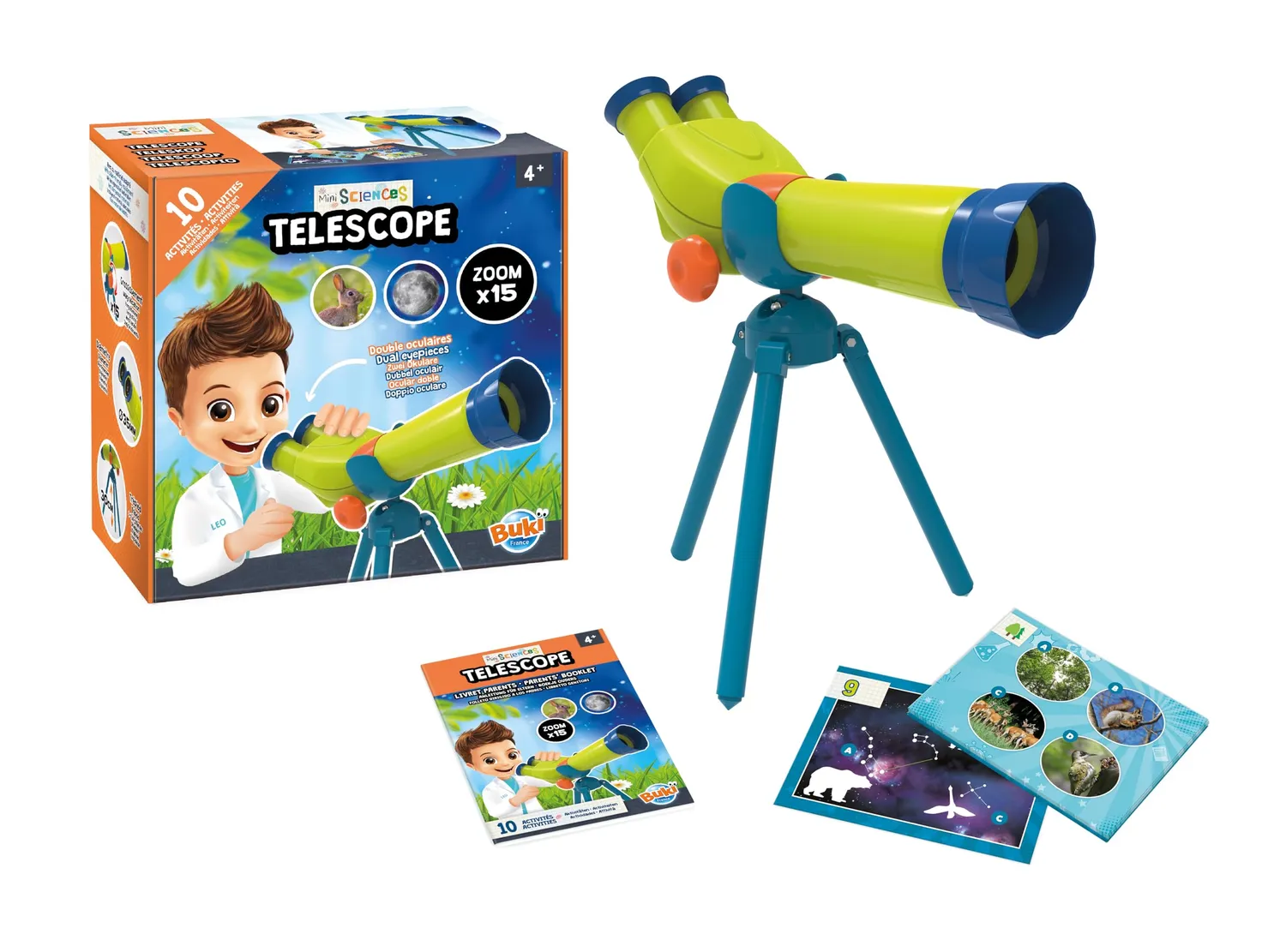 Buki Mini Sciences 9004 Teleskop x15 für Kinder