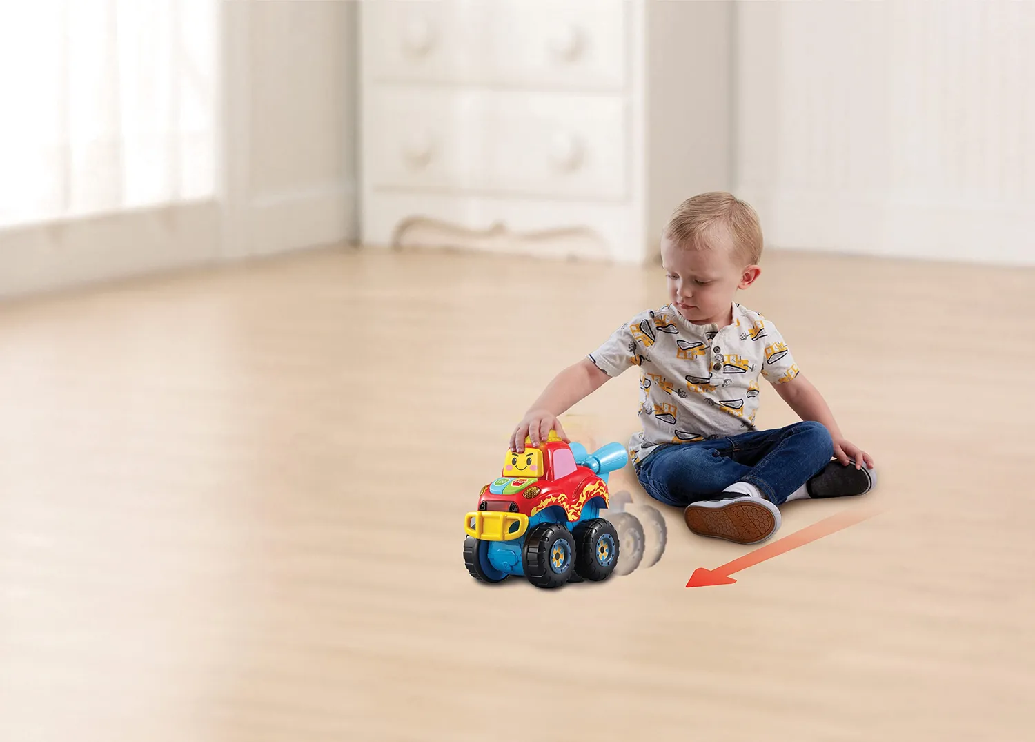 VTech Tut Tut Baby Flitzer Magic Move Supertruck Monstertruck