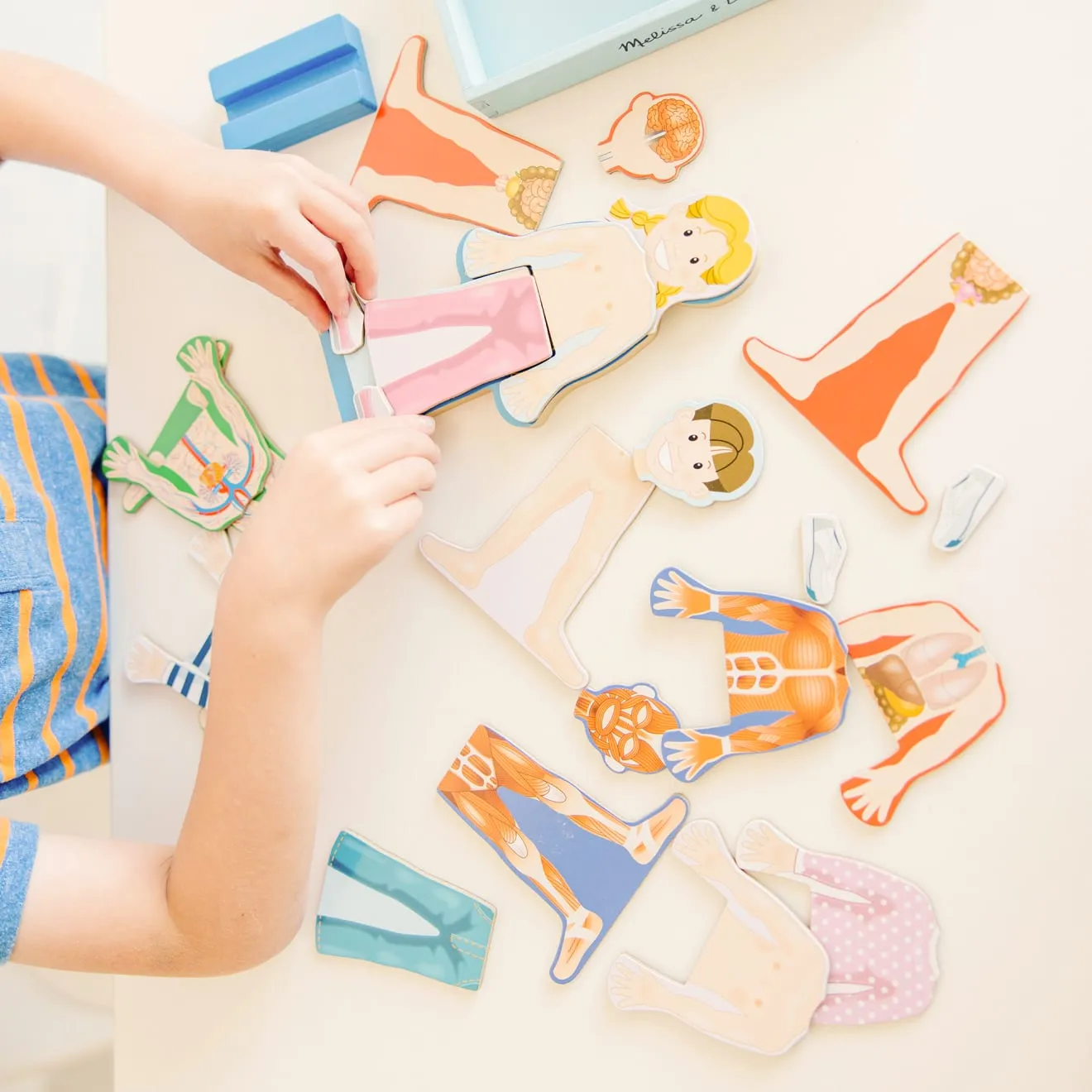 Melissa & Doug Human Body Magnetpuzzle Körper Organe