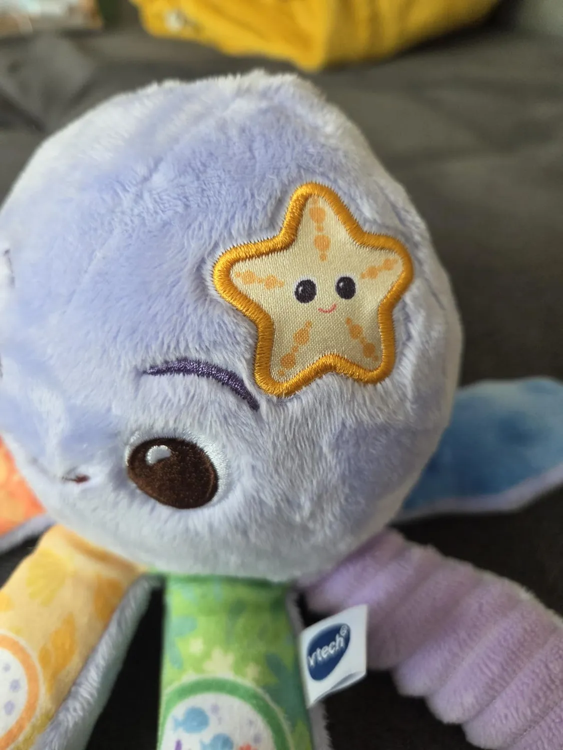 VTech Baby Plüsch-Oktopus Kuscheltier mit Musik 3-36 Monate