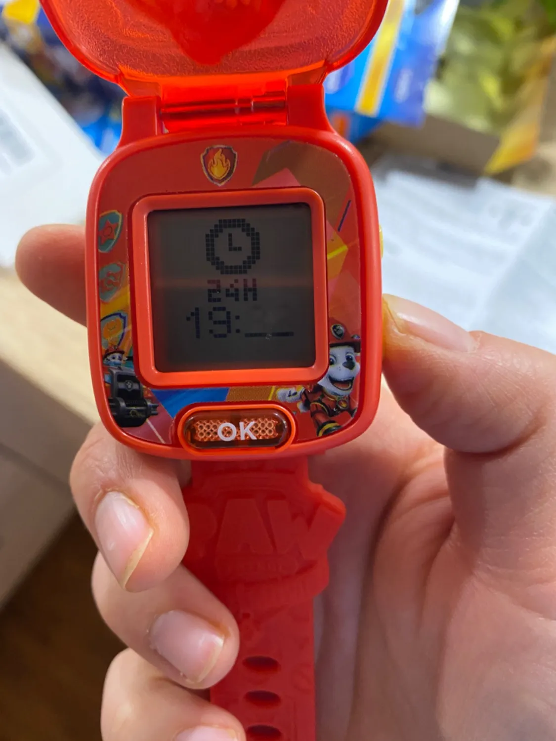 VTech PAW Patrol Marshall-Lernuhr Kinderuhr digital mit Spielen 3-6 J.