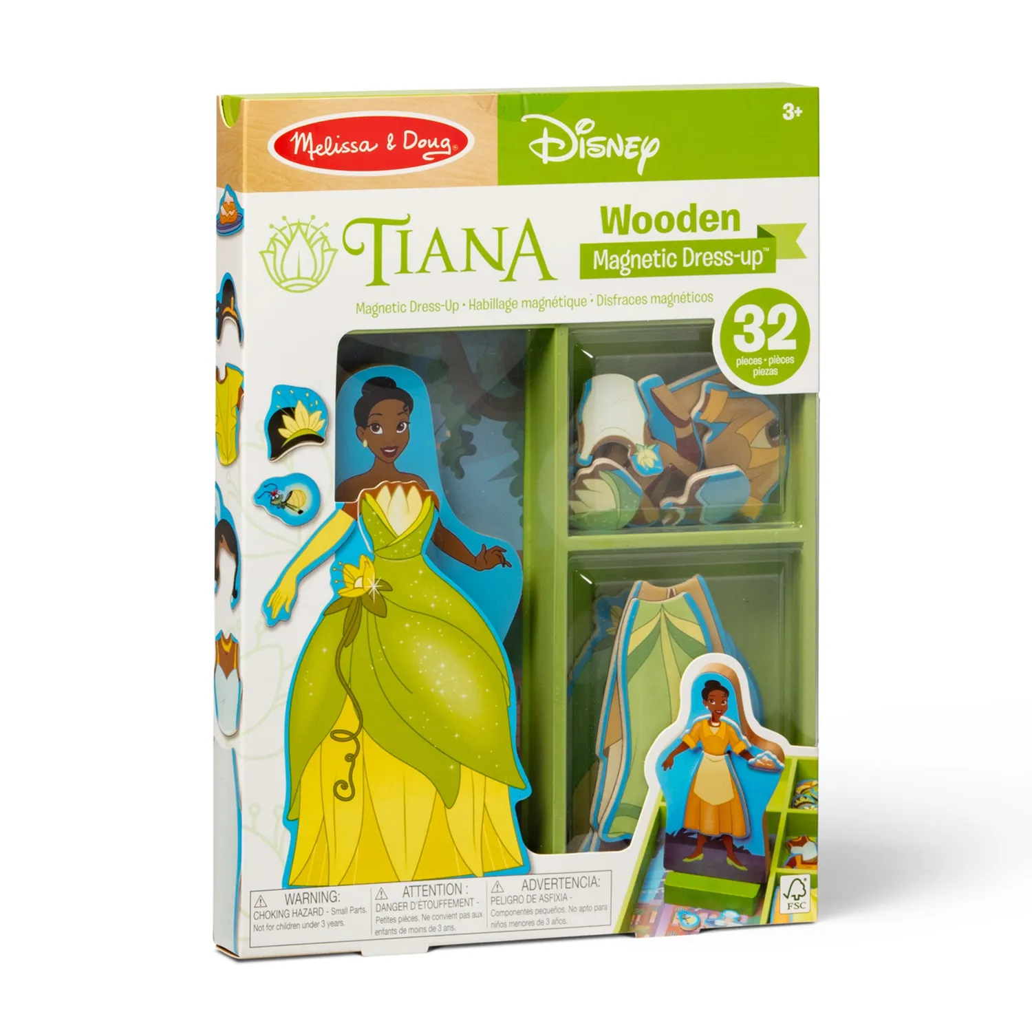 Melissa & Doug Disney Tiana Magnetspiel Holz 30-tlg ab 3 J
