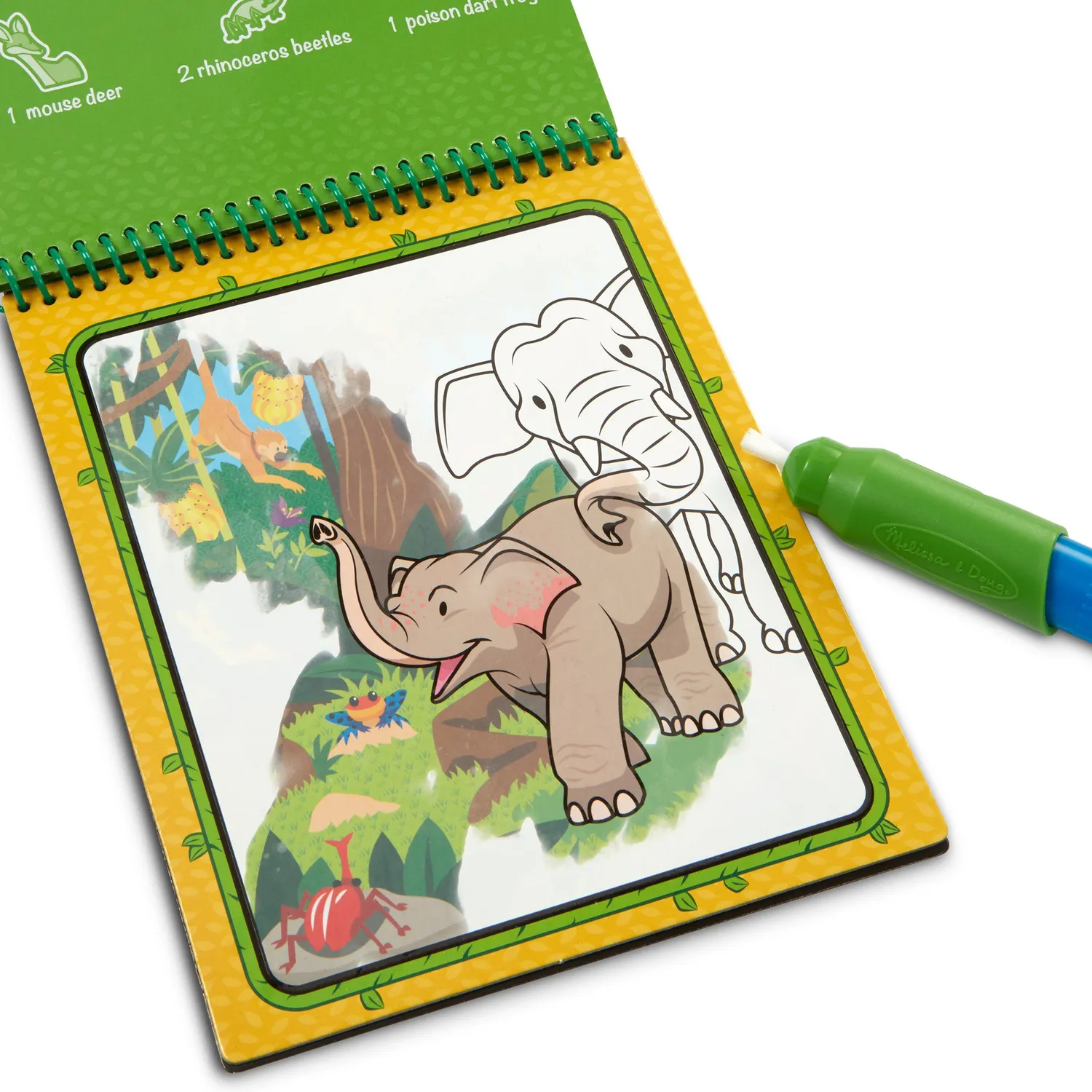 Melissa & Doug Water Wow! Wassermalbuch 3er-Pack Tiere