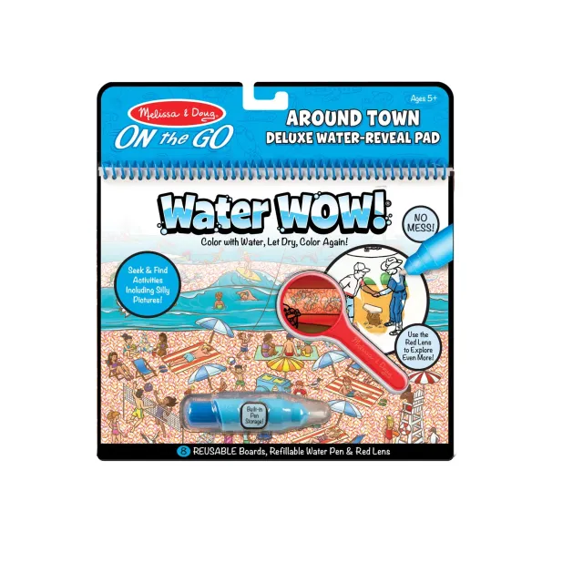 Melissa & Doug Water Wow Deluxe Around Town Malbuch Wasser