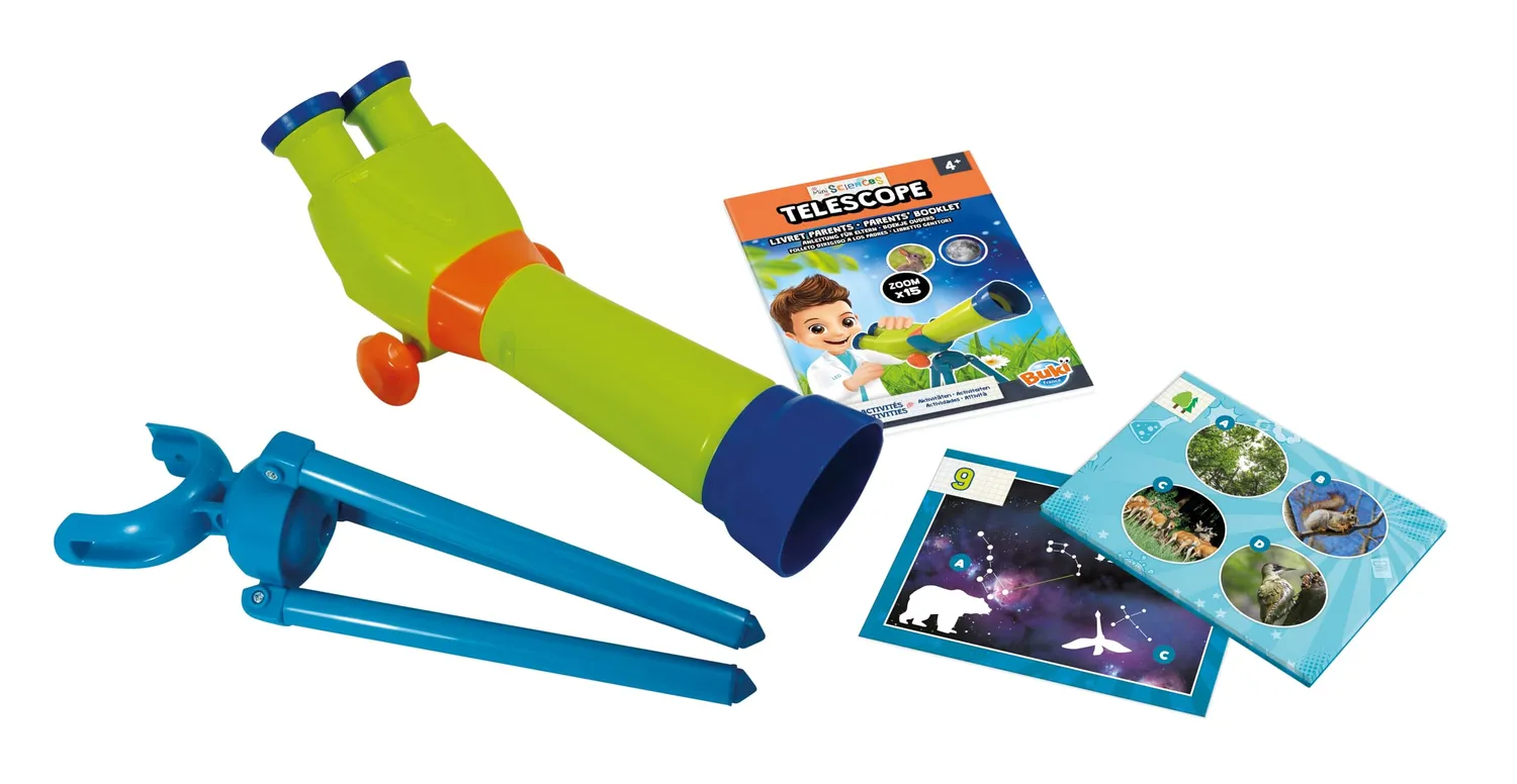 Buki Mini Sciences 9004 Teleskop x15 für Kinder