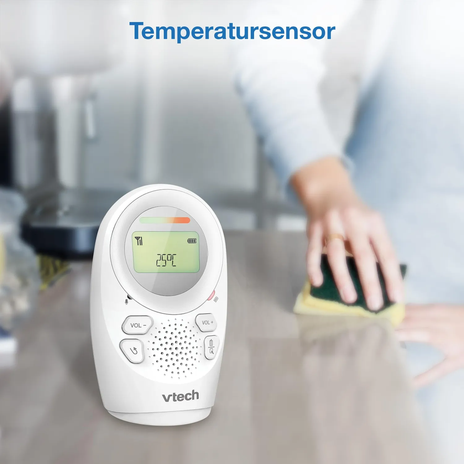 VTech DM1212 Audio-Babyphon DECT Gegensprechen Nachtlicht