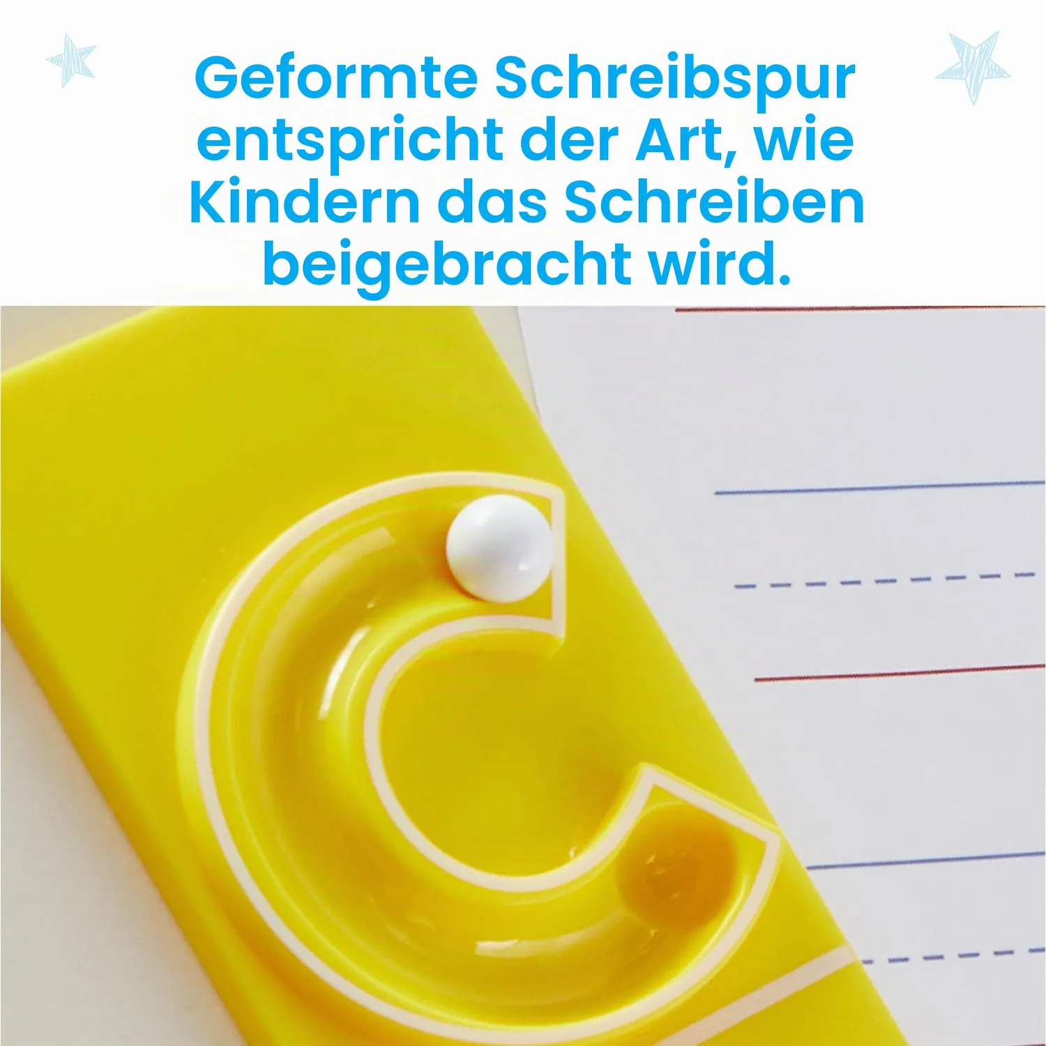 Learning Resources MarbleTracers Kleinbuchstaben 26 Tafeln Sensorik
