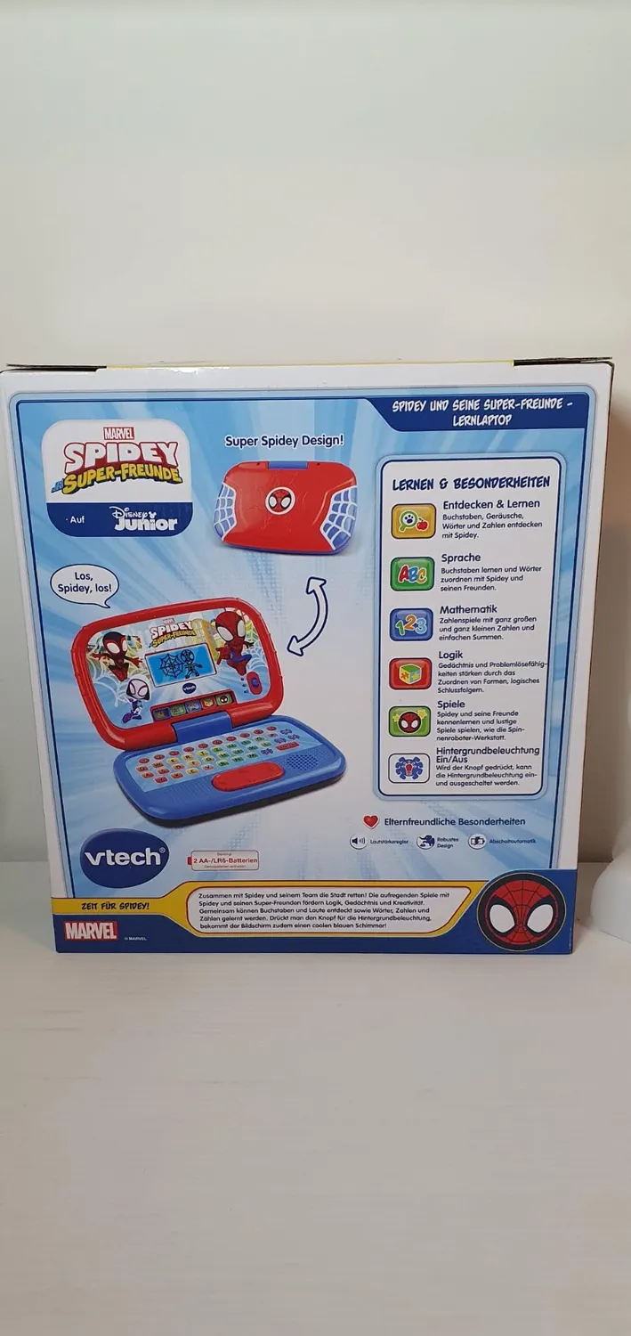 VTech Spidey Lernlaptop Kinderlaptop 3-6 Jahre QWERTZ