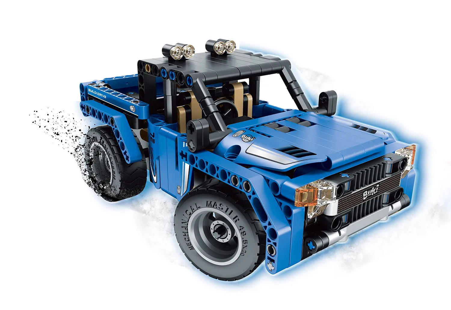 Buki France 8019 4x4 Bausatz Fernauto 2 Modelle