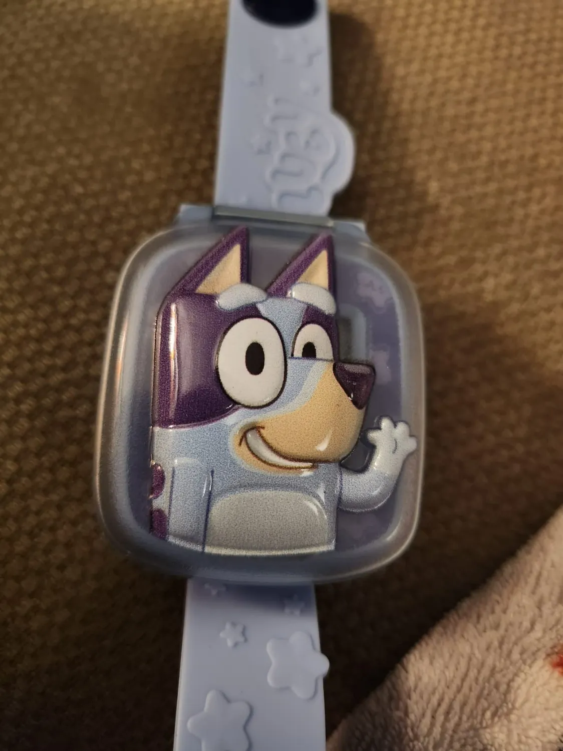 VTech Bluey interaktive Kinderuhr französisch mit Spielen