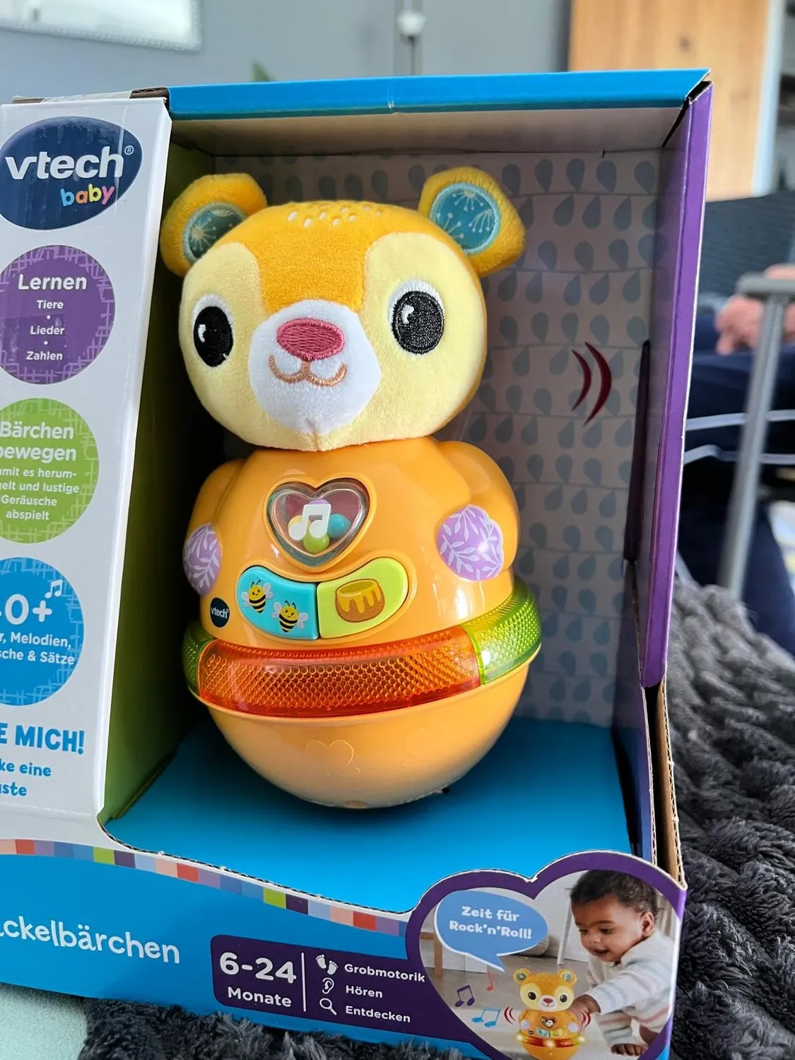 VTech Baby Wackelbärchen interaktives Spielzeug 3 Lieder