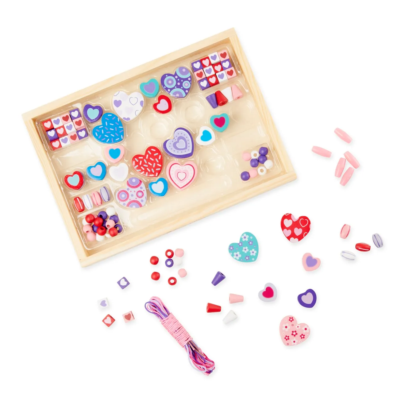 Melissa & Doug Created by Me Herzperlen Bastelset Holz