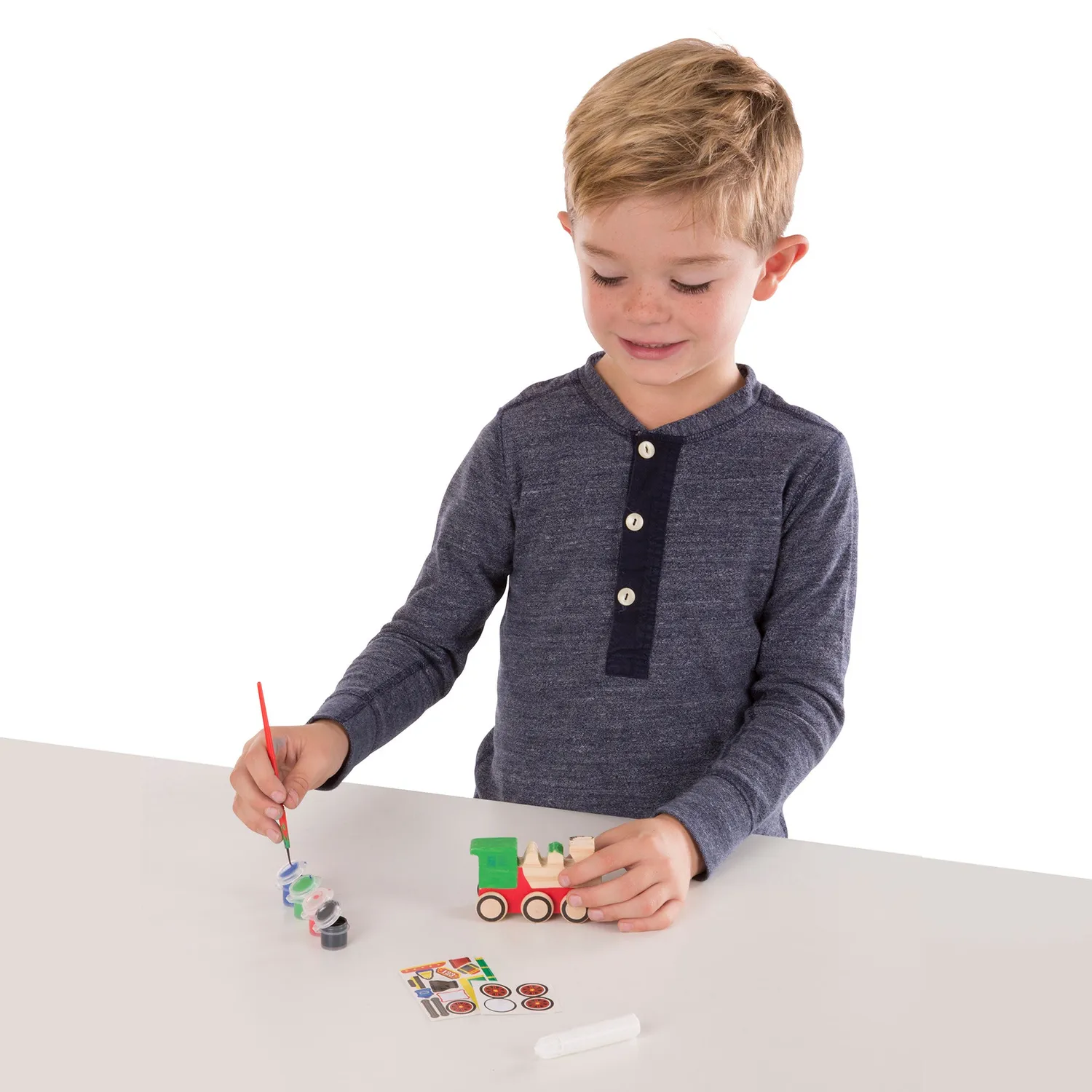 Melissa & Doug Created by Me Vehicles Bastelset 2er-Pack Holz