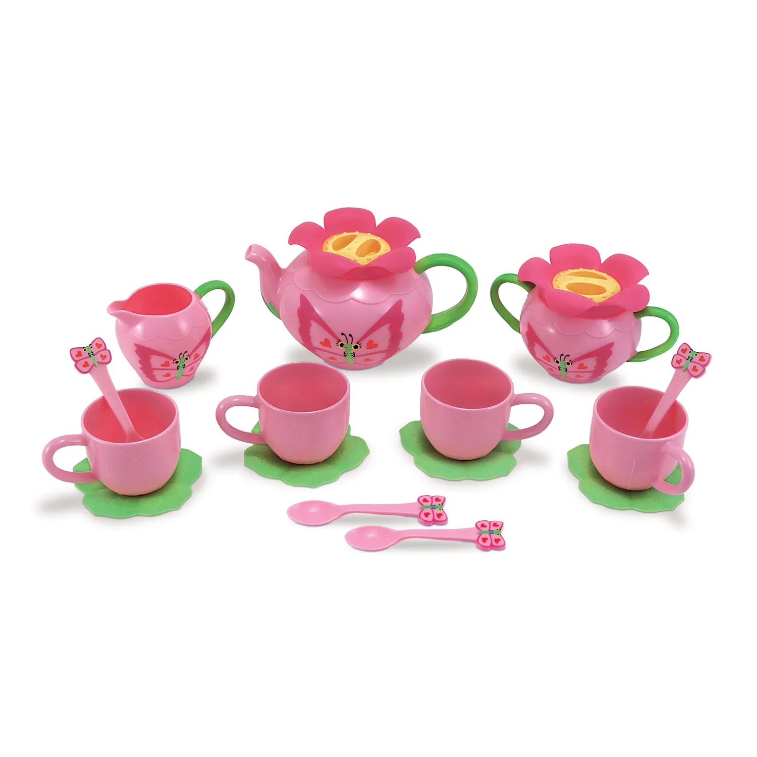 Melissa & Doug Butterfly Tea Set Teeservice 15-teilig Kinder