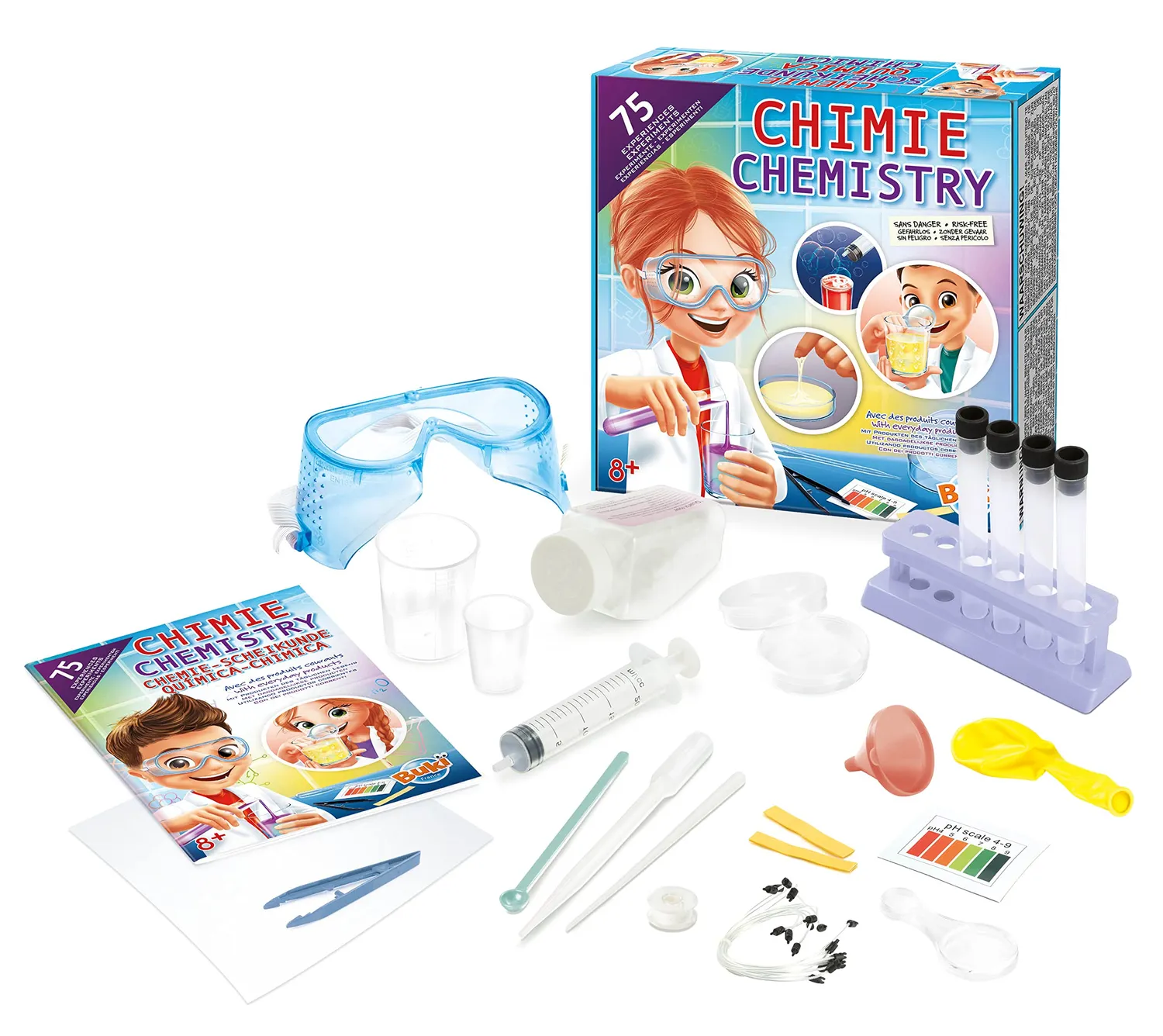 Buki France 8363EU Chemie 75 Experimente Kasten ab 8 Jahren