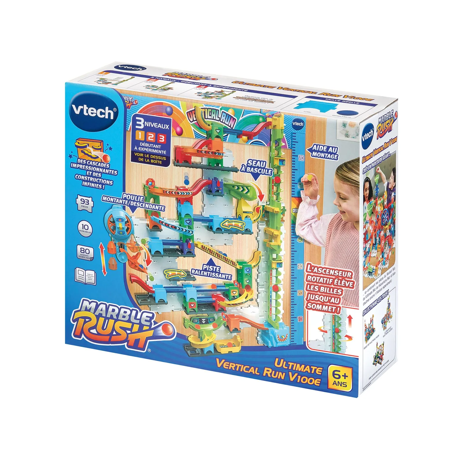 Vtech Marble Rush V100E Kugelbahn Ultimate Vertical Run Vertikal