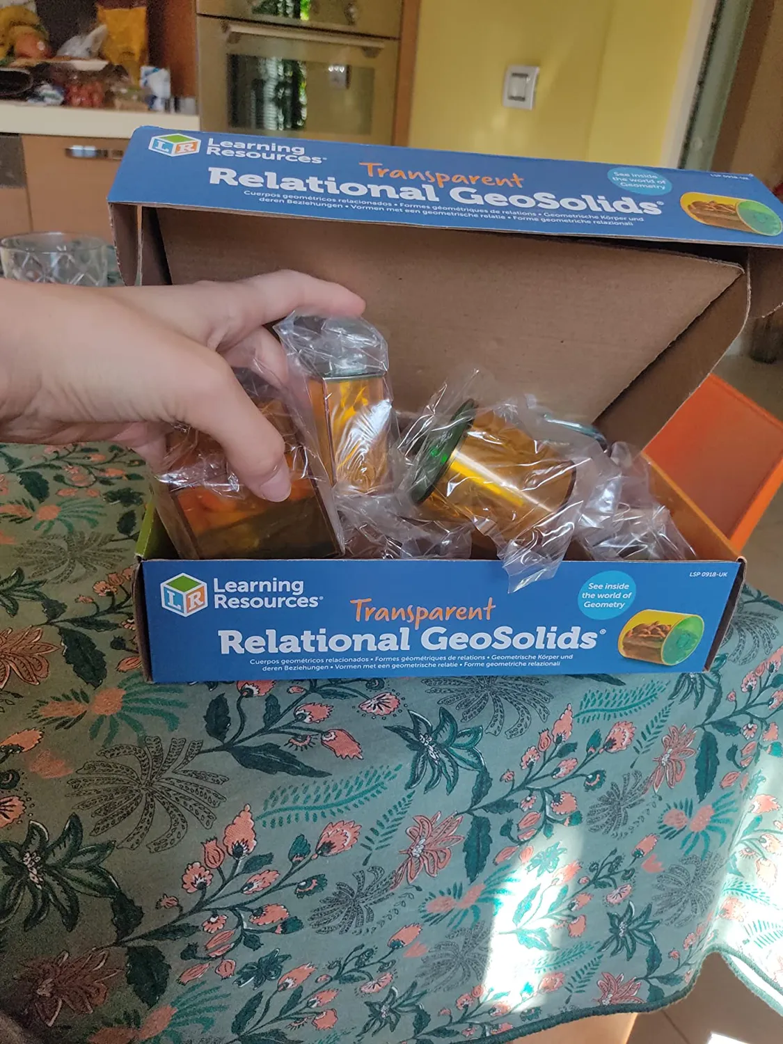 Learning Resources Relational GeoSolids Körper Set 14-teilig Volumen