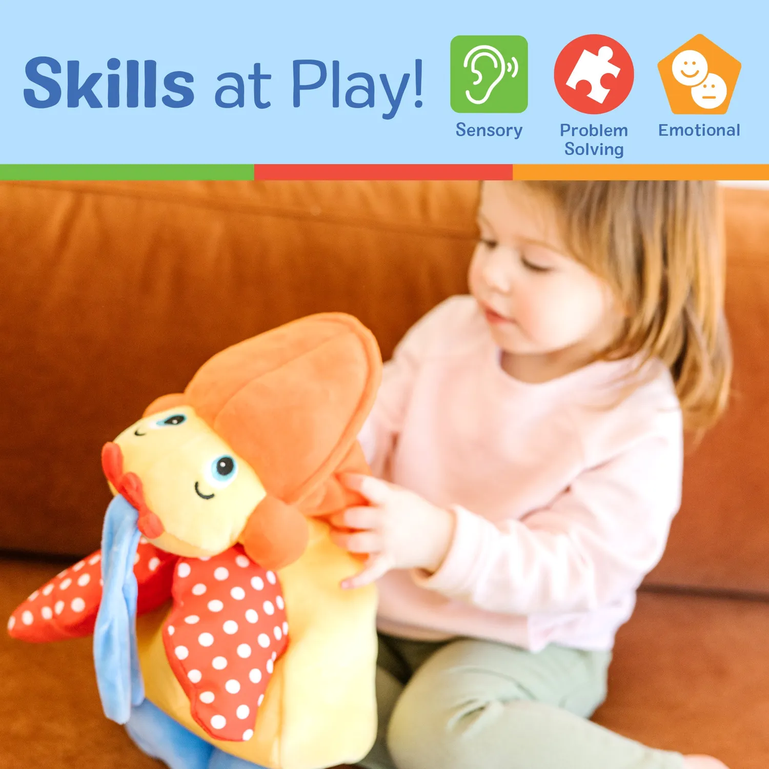 Melissa & Doug Hungry Pelican Plüsch Motorikspielzeug Babys