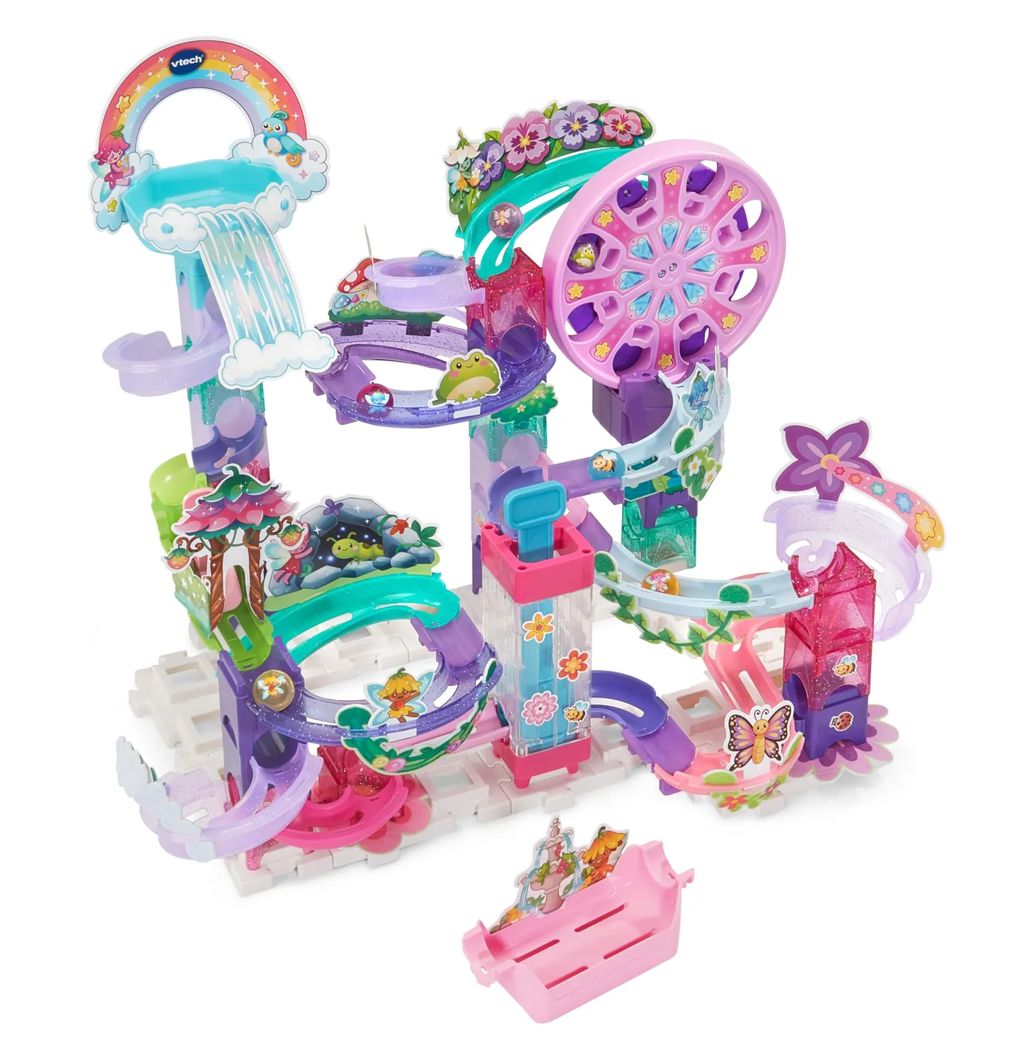 VTech Marble Rush Petal Power Kugelbahn 96-tlg Blumen