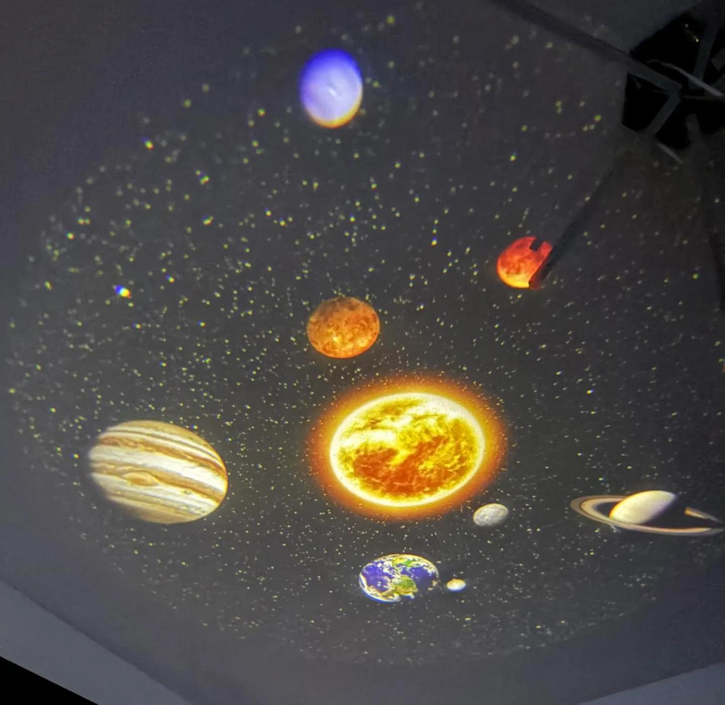 Buki 8002 HD-Planetarium Projektor 3 Scheiben LED