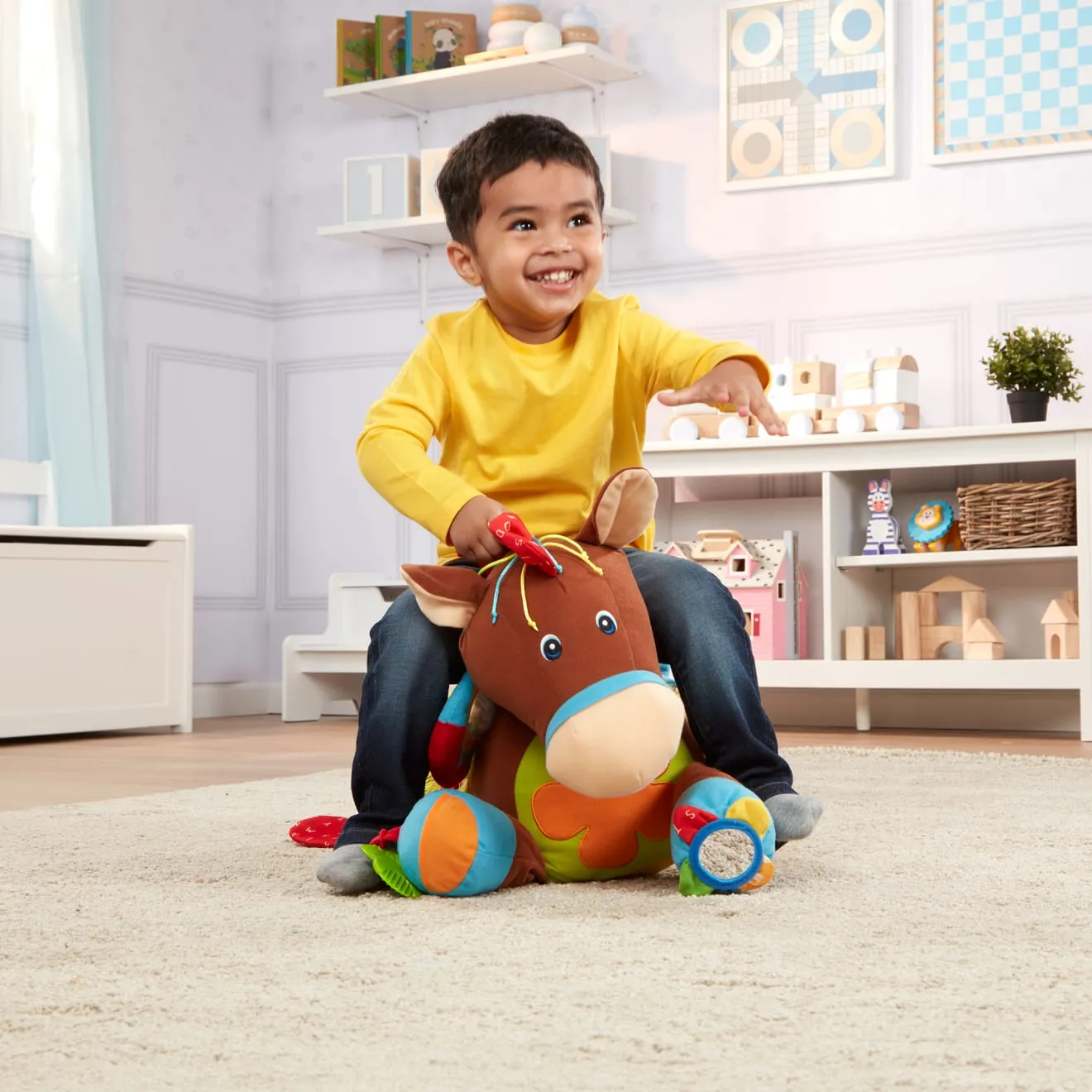 Melissa & Doug K's Kids Giddy-Up Pony Baby Spielzeug Plüsch