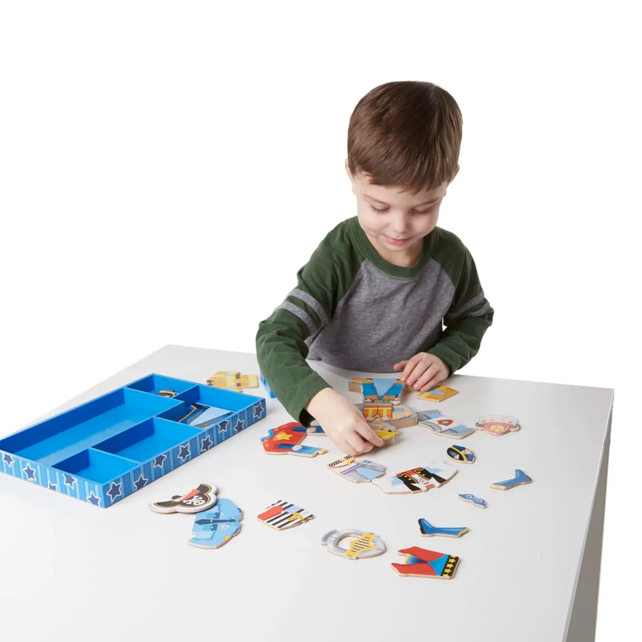 Melissa and Doug Billy Magnet Anziehpuppe Berufe