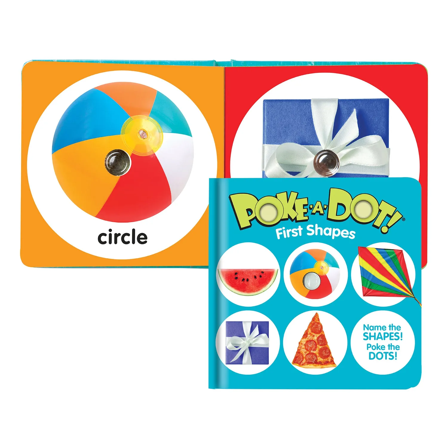 Melissa & Doug Poke-a-Dot First Shapes Pappbuch Formen ab 1 Jahr