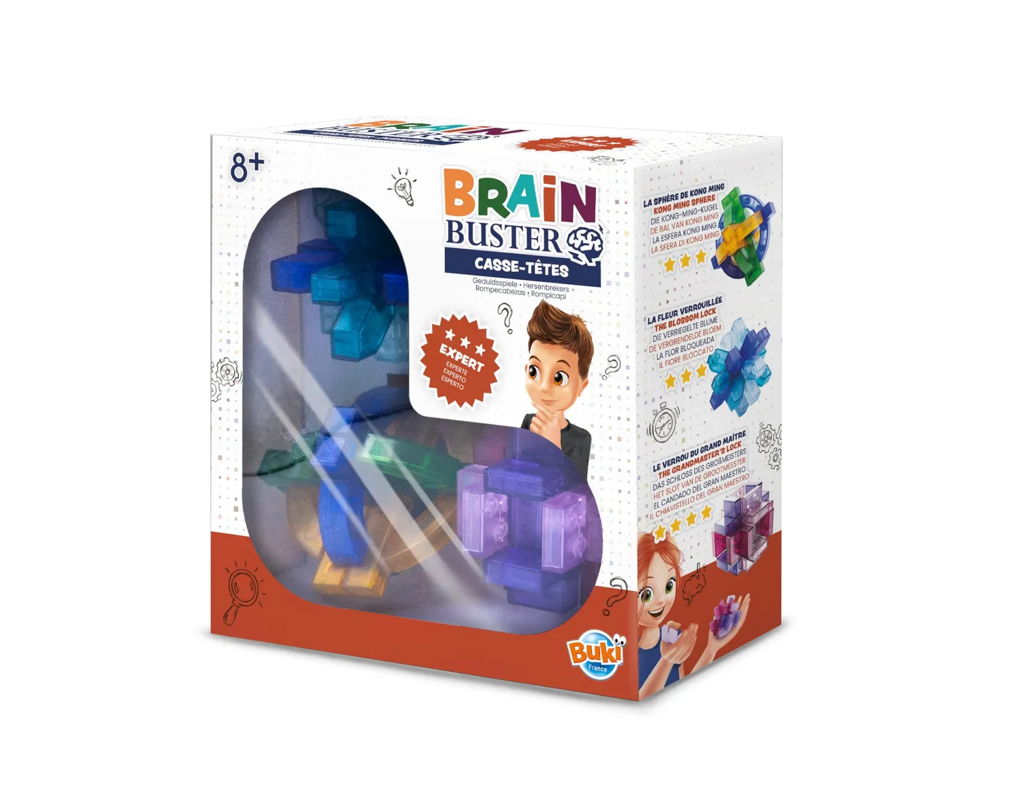 Buki France 6207 Geduldsspiel Experte 3er Set