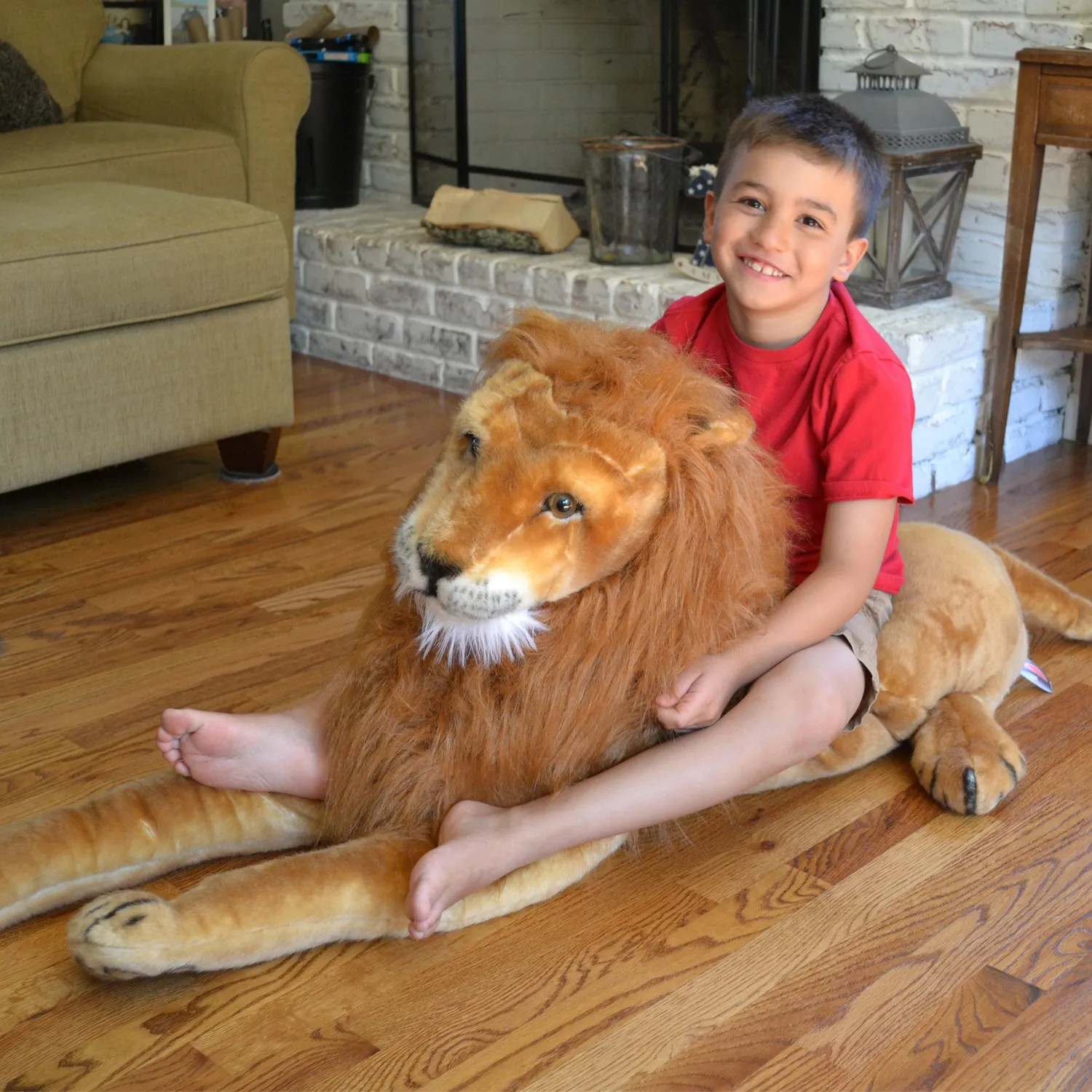Melissa & Doug Lion Lifelike Plush Löwe Plüschtier Groß