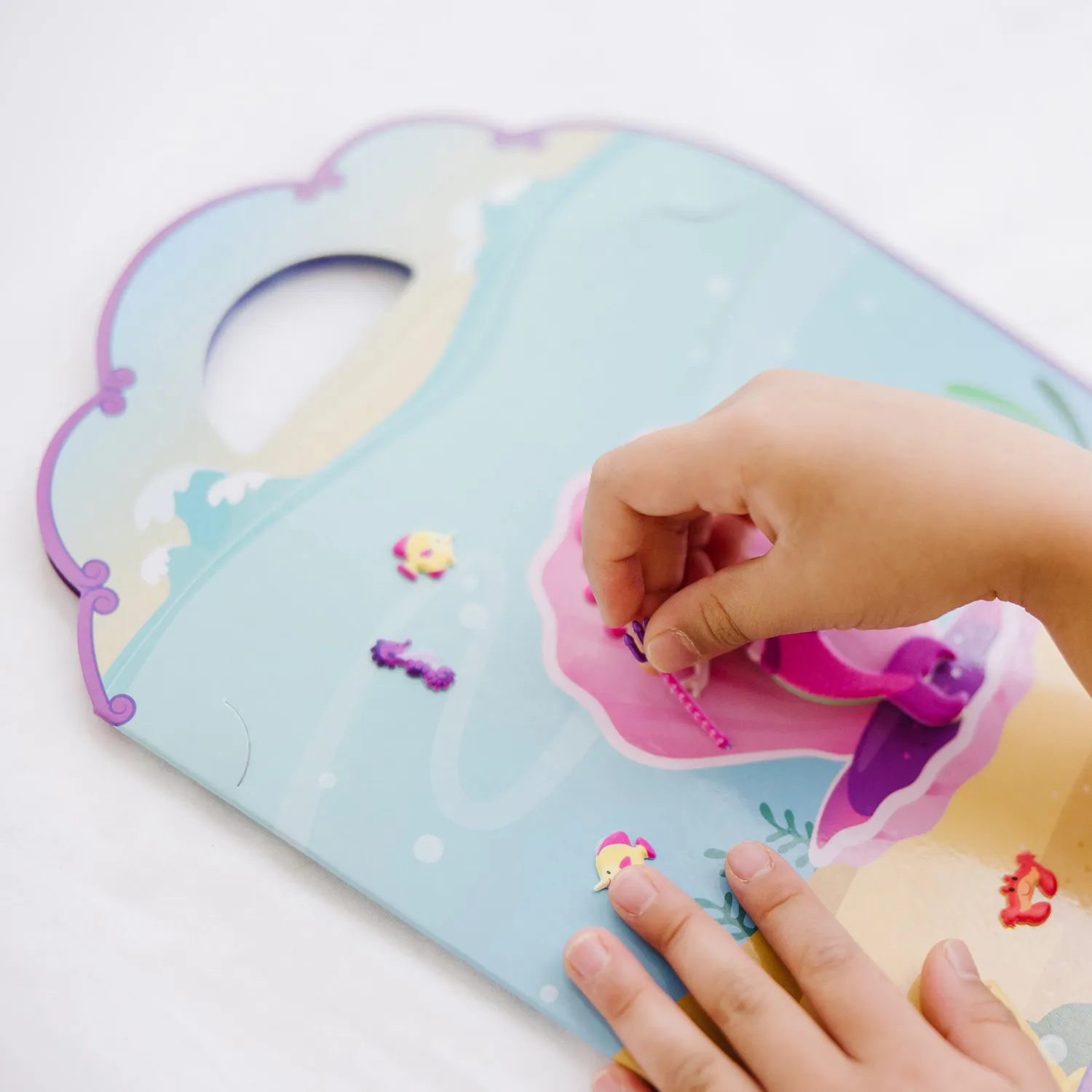 Melissa & Doug Mermaid Puffy Sticker Set 65 Sticker wiederverwendbar