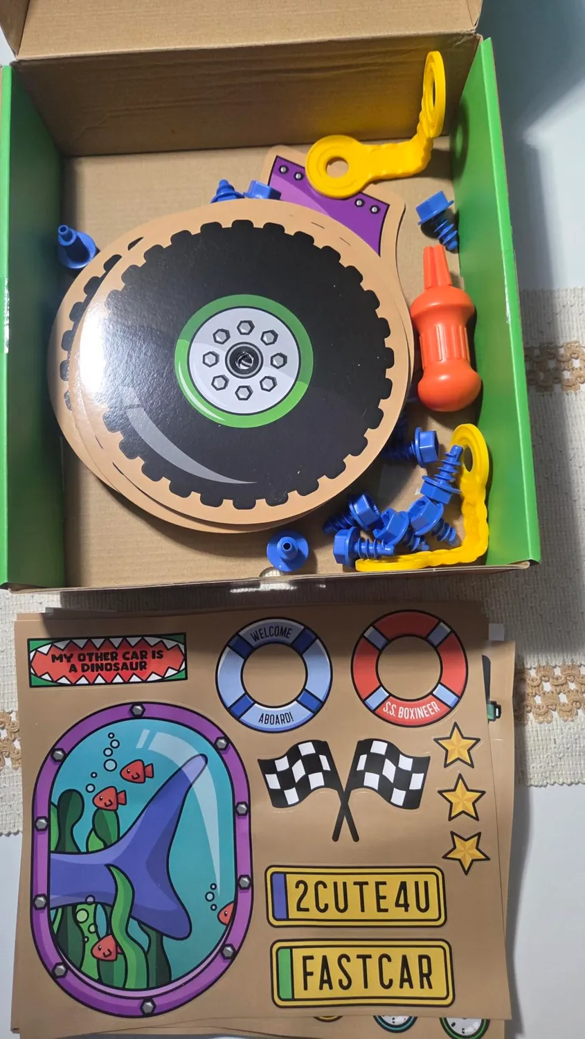 Learning Resources Boxineers Pappfahrzeuge Bastelset ab 5 Jahren