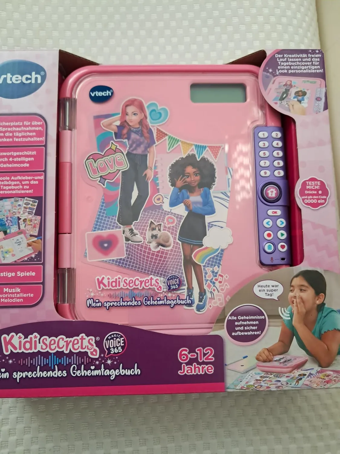 VTech KidiSecrets Magic Voice 365 Tagebuch mit Code