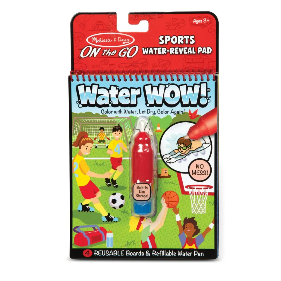 Melissa & Doug Water WOW Sports Wassermalbuch 4 Seiten
