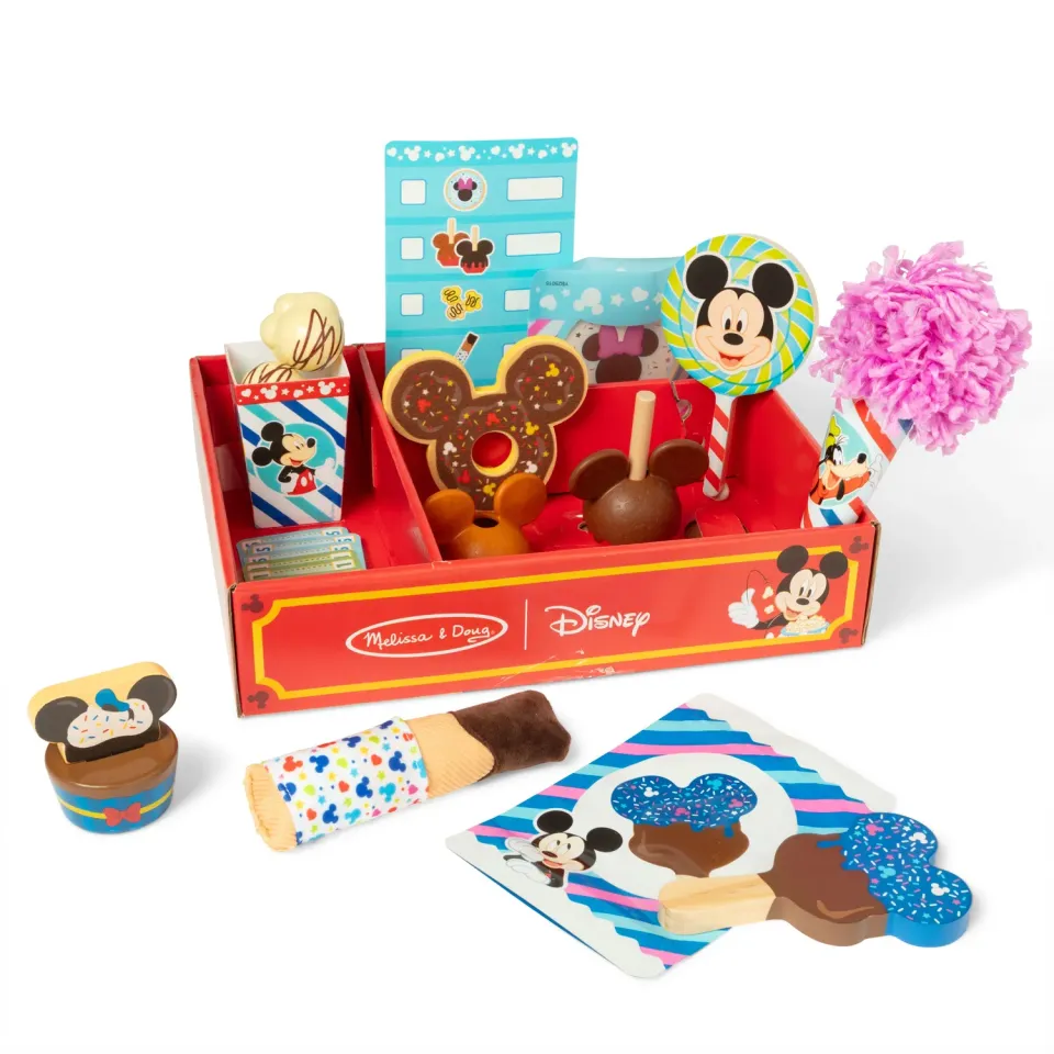 Melissa and Doug Disney Snacks Popcorn Kaufladenset 24tlg