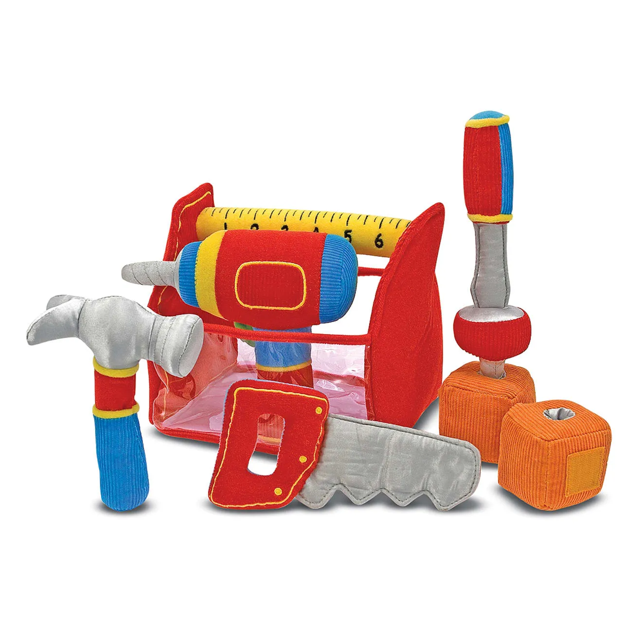 Melissa & Doug Toolbox Fill and Spill Werkzeugkasten Plüsch