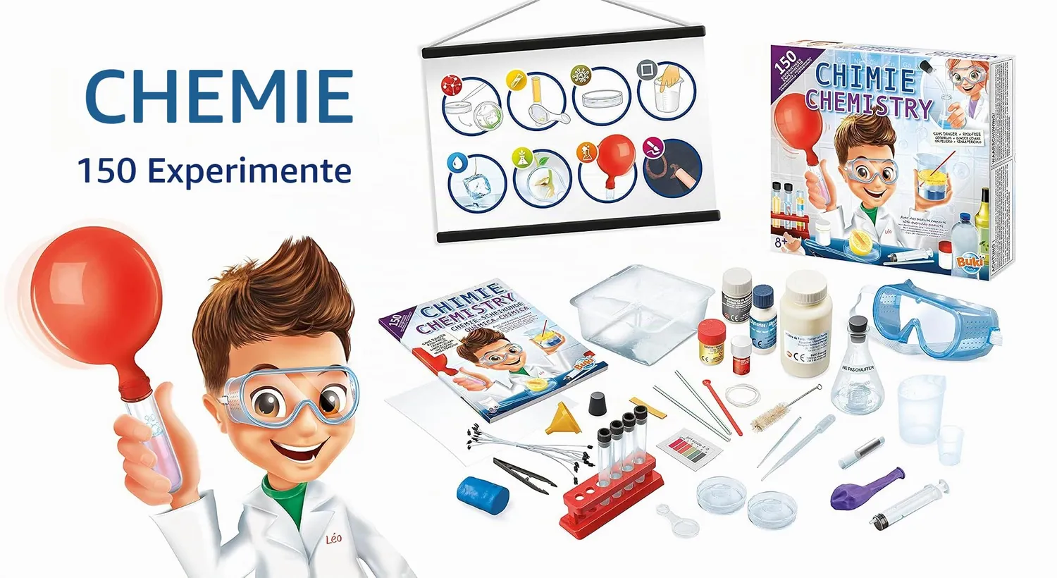 Buki France Chemie 150 Experimentierkasten ab 8 Jahren