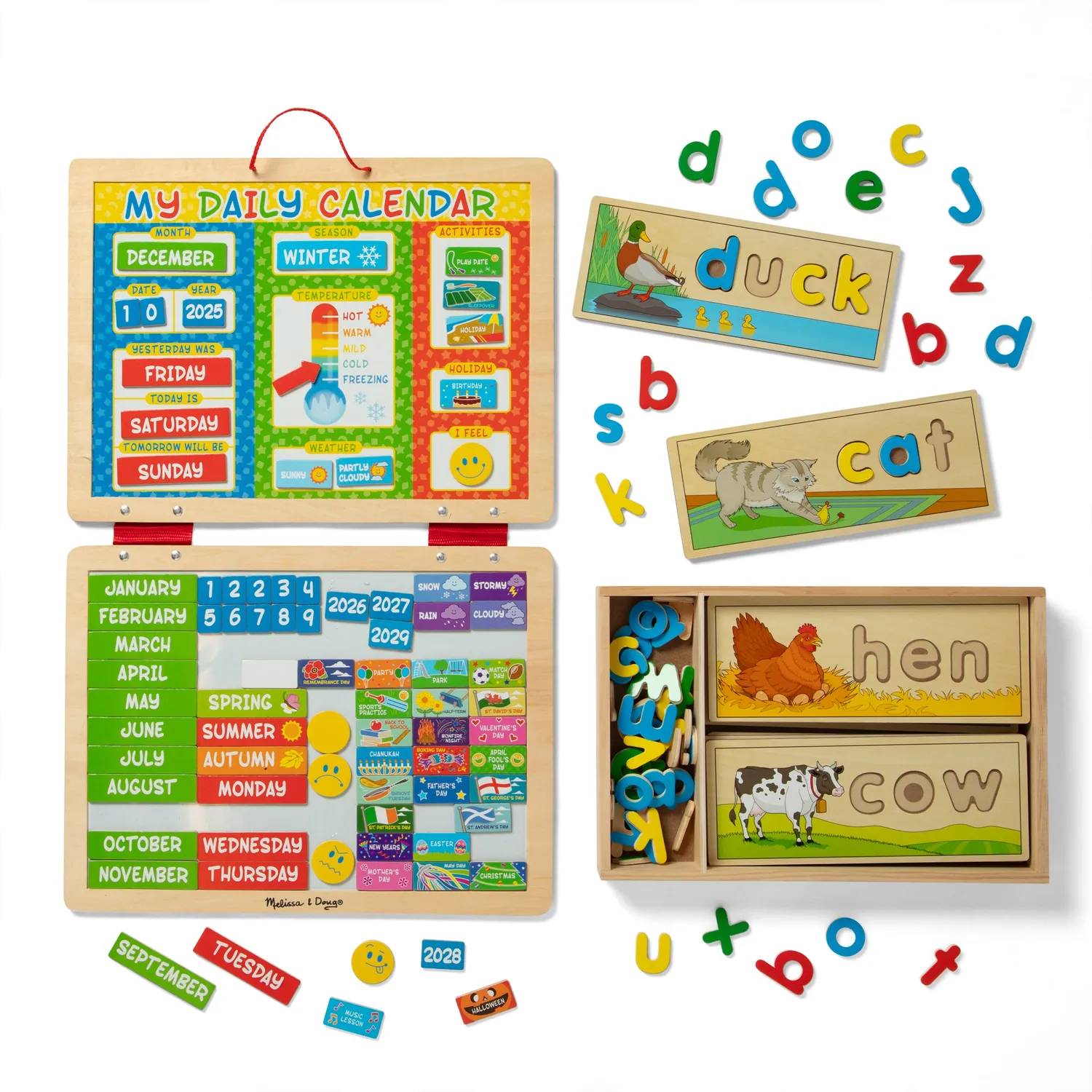Melissa & Doug Early Learner Gift Bundle Lernset 2-teilig Kalender