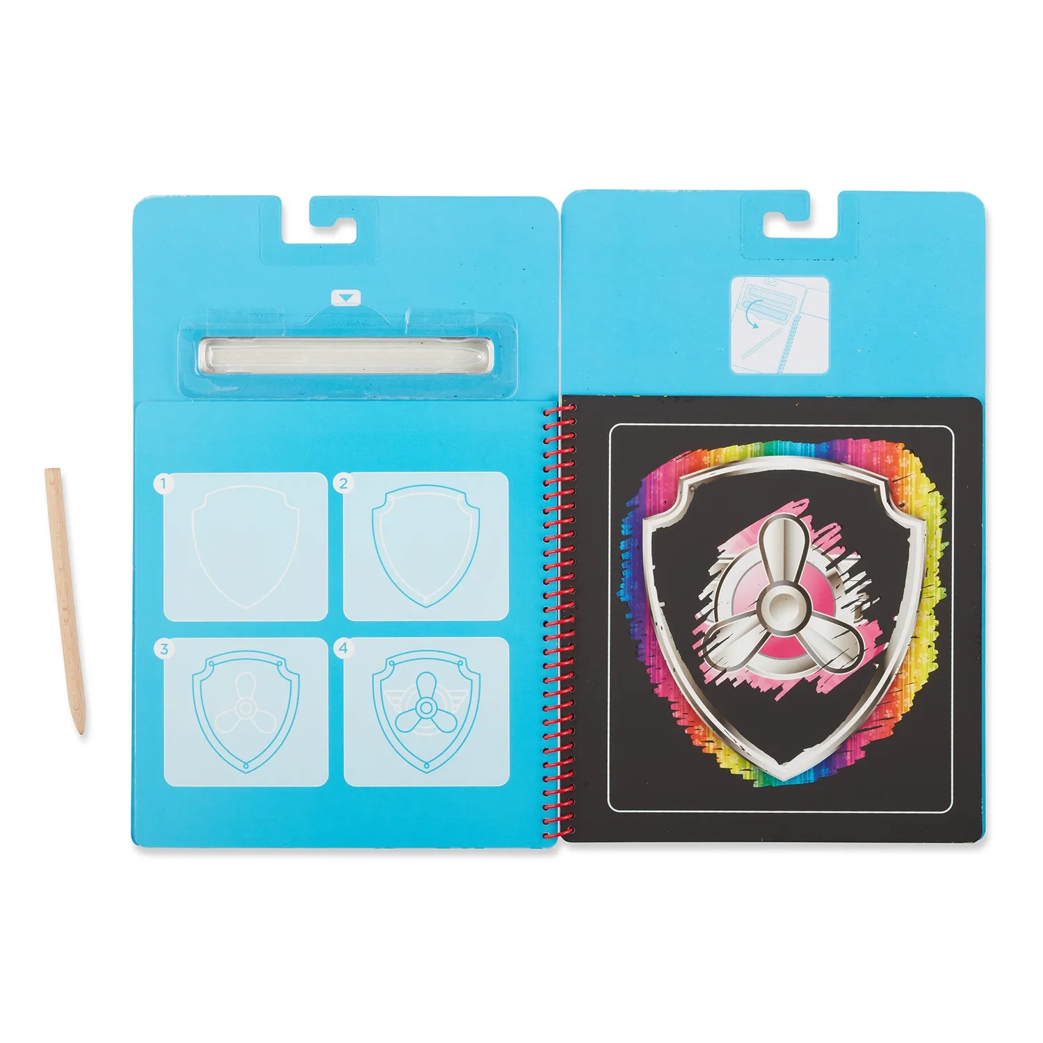 Melissa & Doug PAW Patrol Skye Kratzblock 10 Seiten bunt