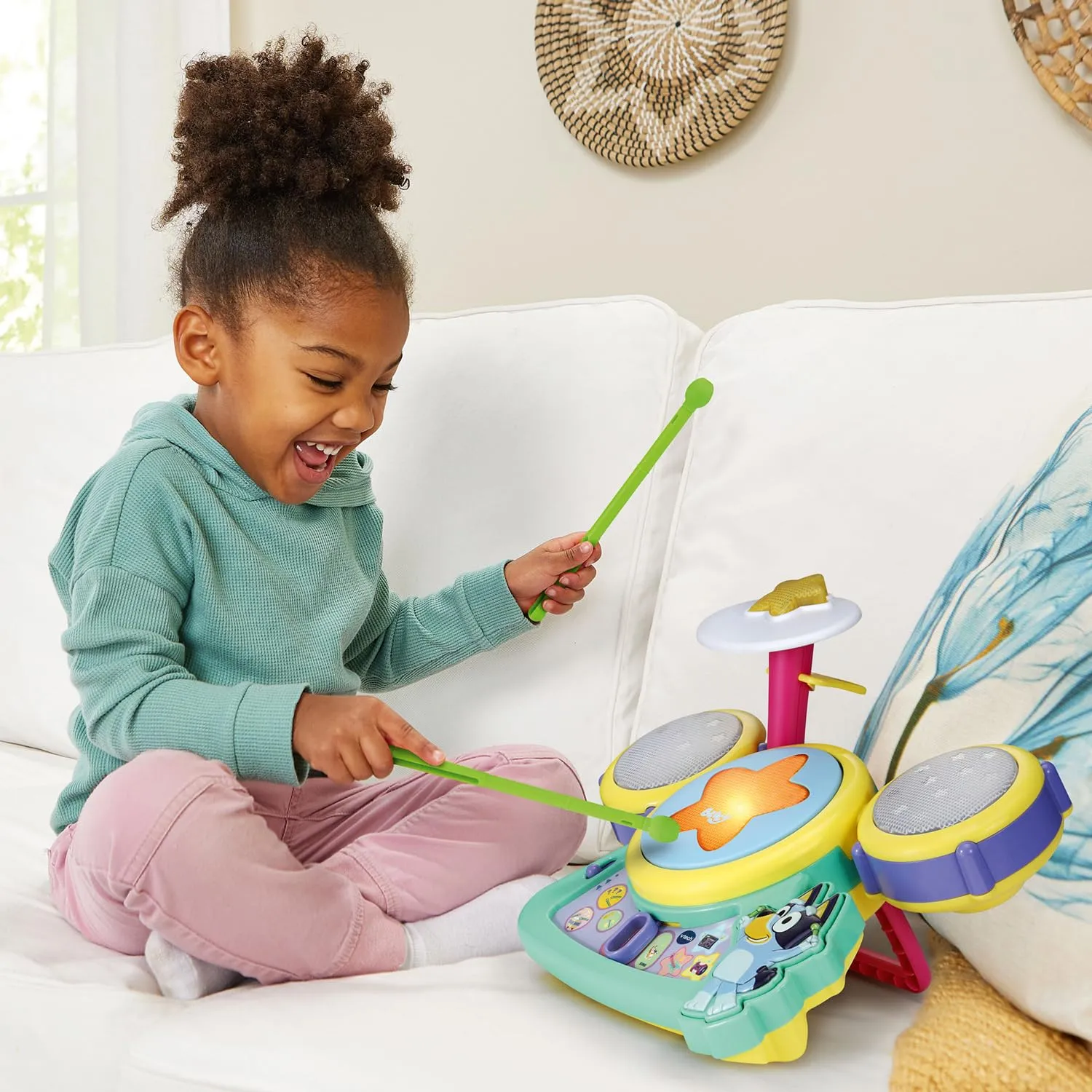 VTech Bluey Interaktives Schlagzeug Französisch ab 3 Jahren