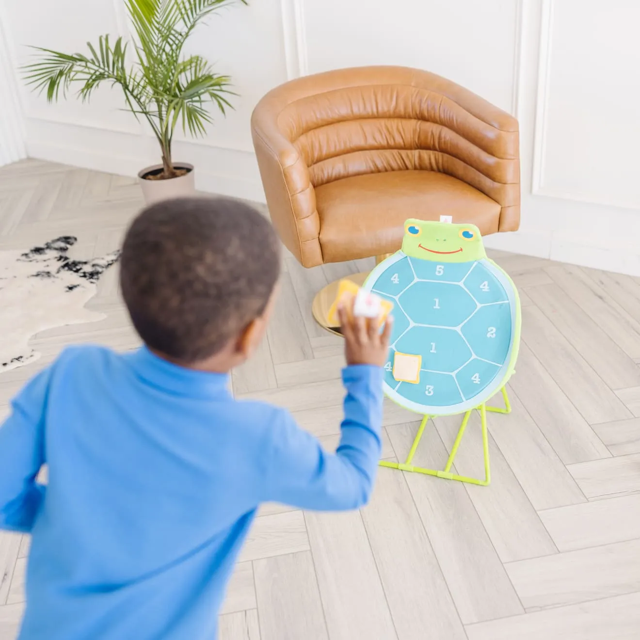 Melissa & Doug Dilly Dally Zielwurfspiel Schildkröte Bohnenbeutel