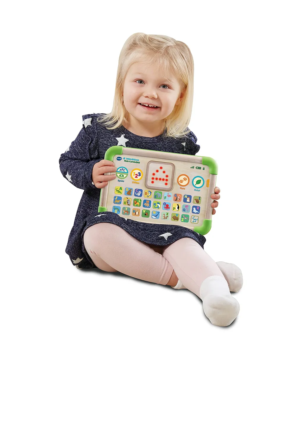 VTech Holz-Lerntablet interaktiv FSC ab 1 Jahr 26 Tasten